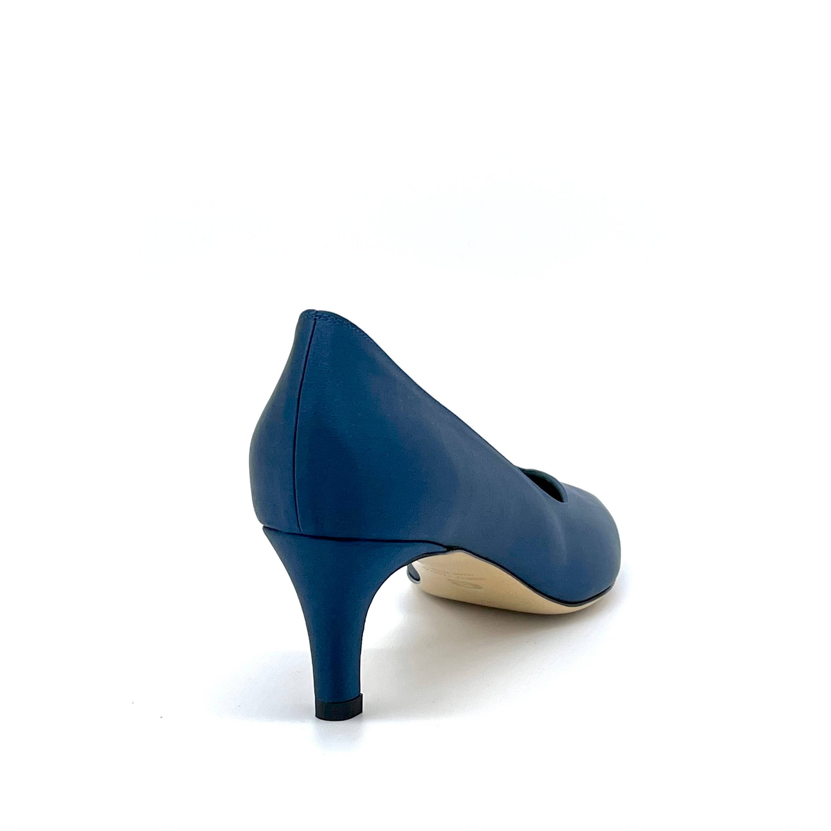 Décolleté 100% seta blu - Cod. 10166-2