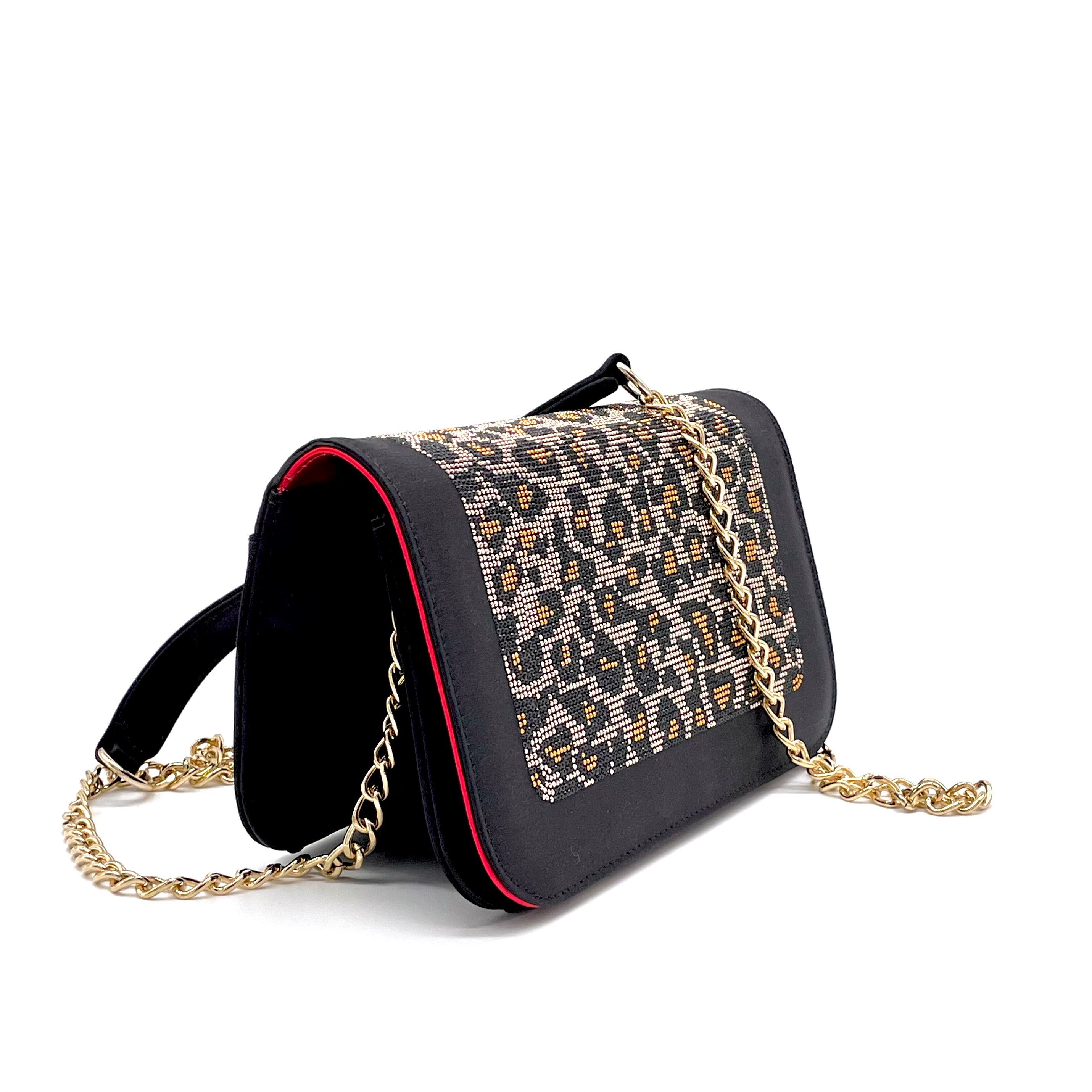 Pochette animalier 100% seta - cod. E849