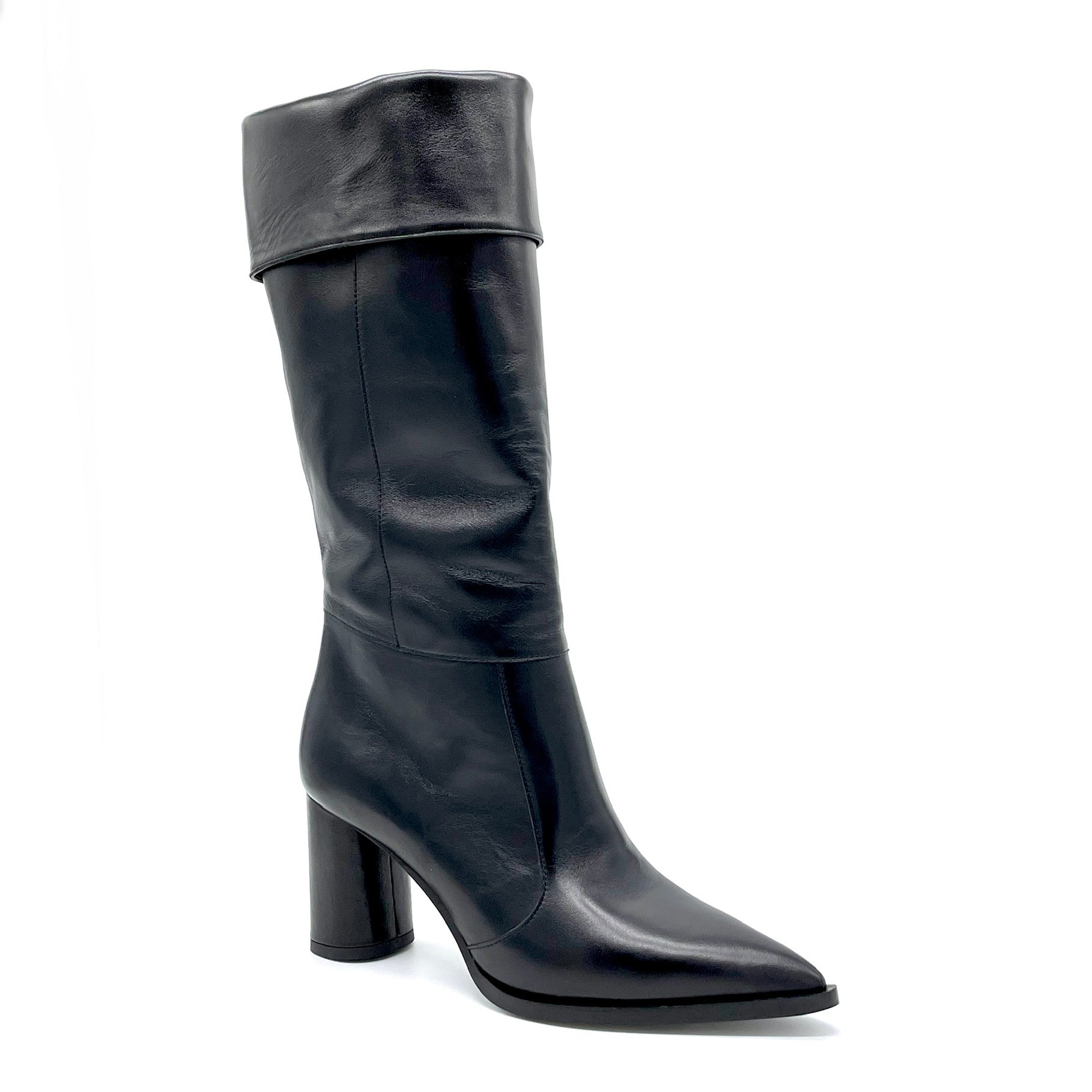 Stivale in pelle nera - Cod. 99901