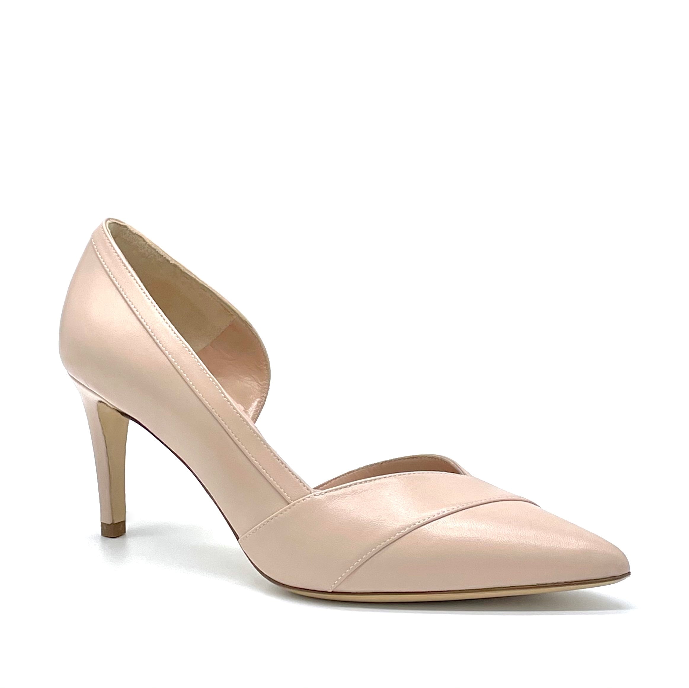 Décolleté in pelle color nude - Cod. 11127D