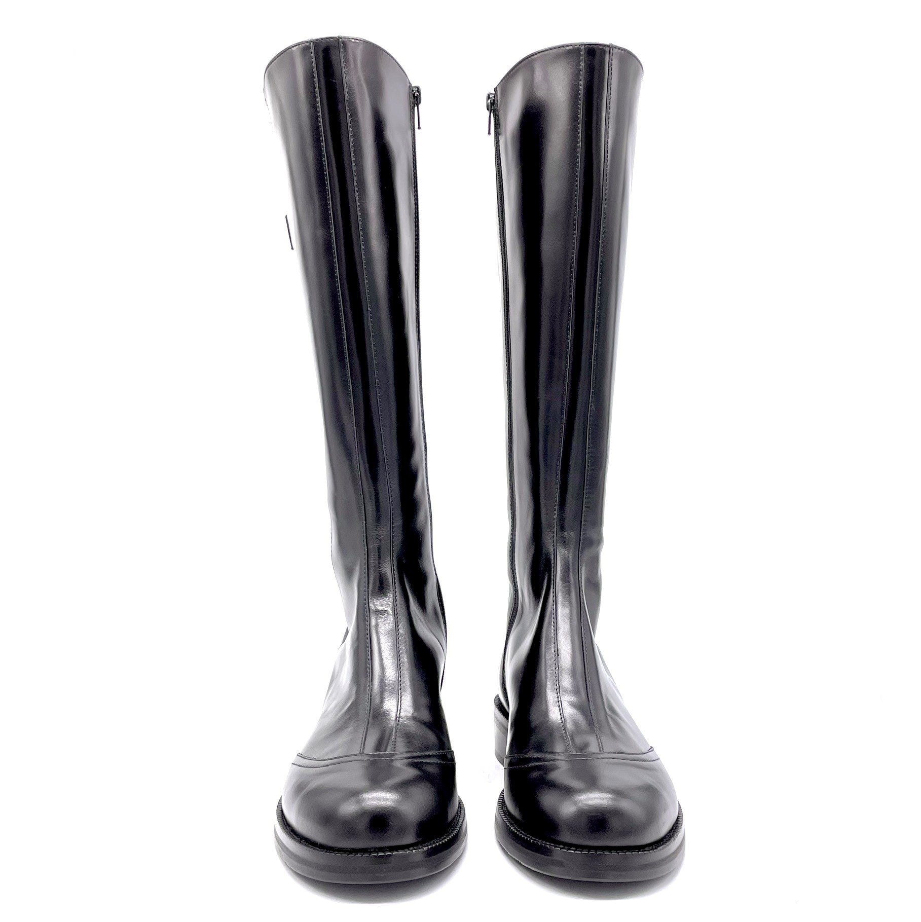 Stivale in pelle nera - Cod. 51532