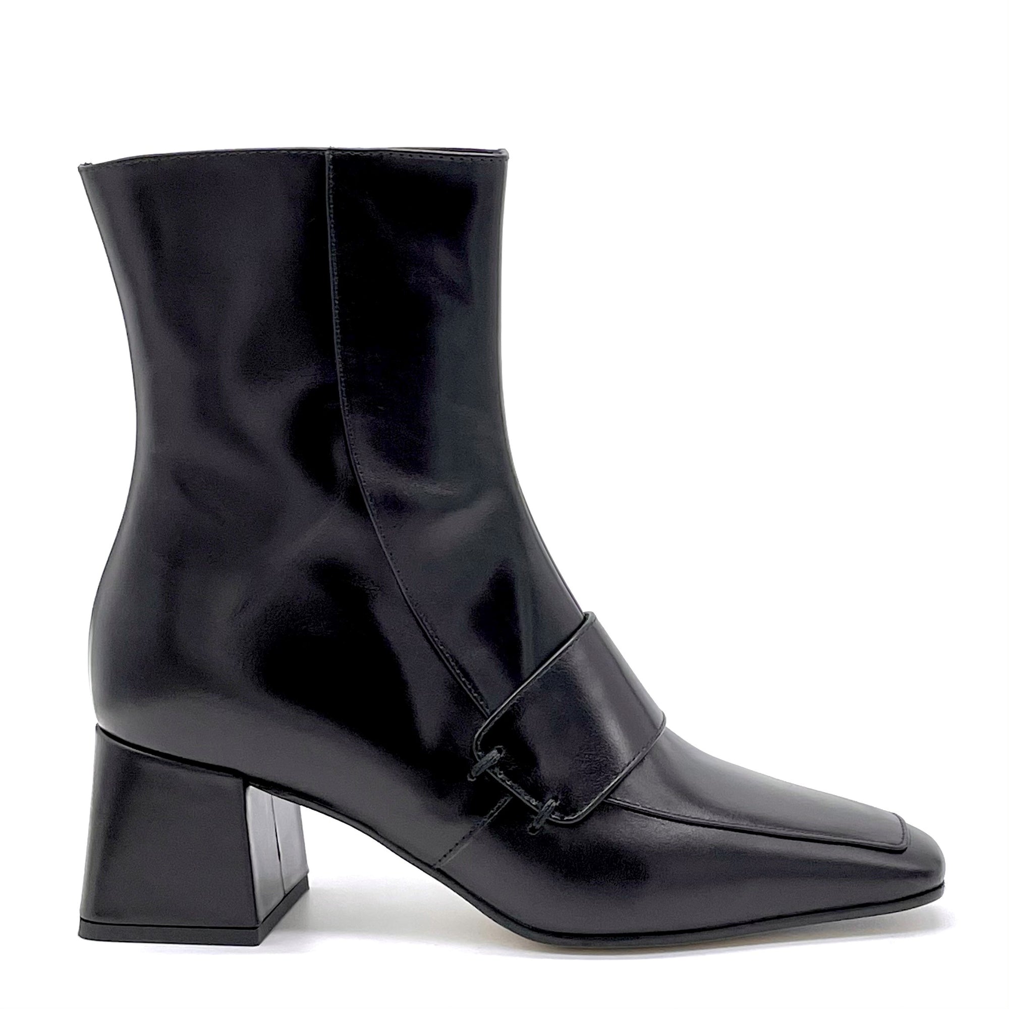 Stivaletto in pelle nera - Cod. 51515_3