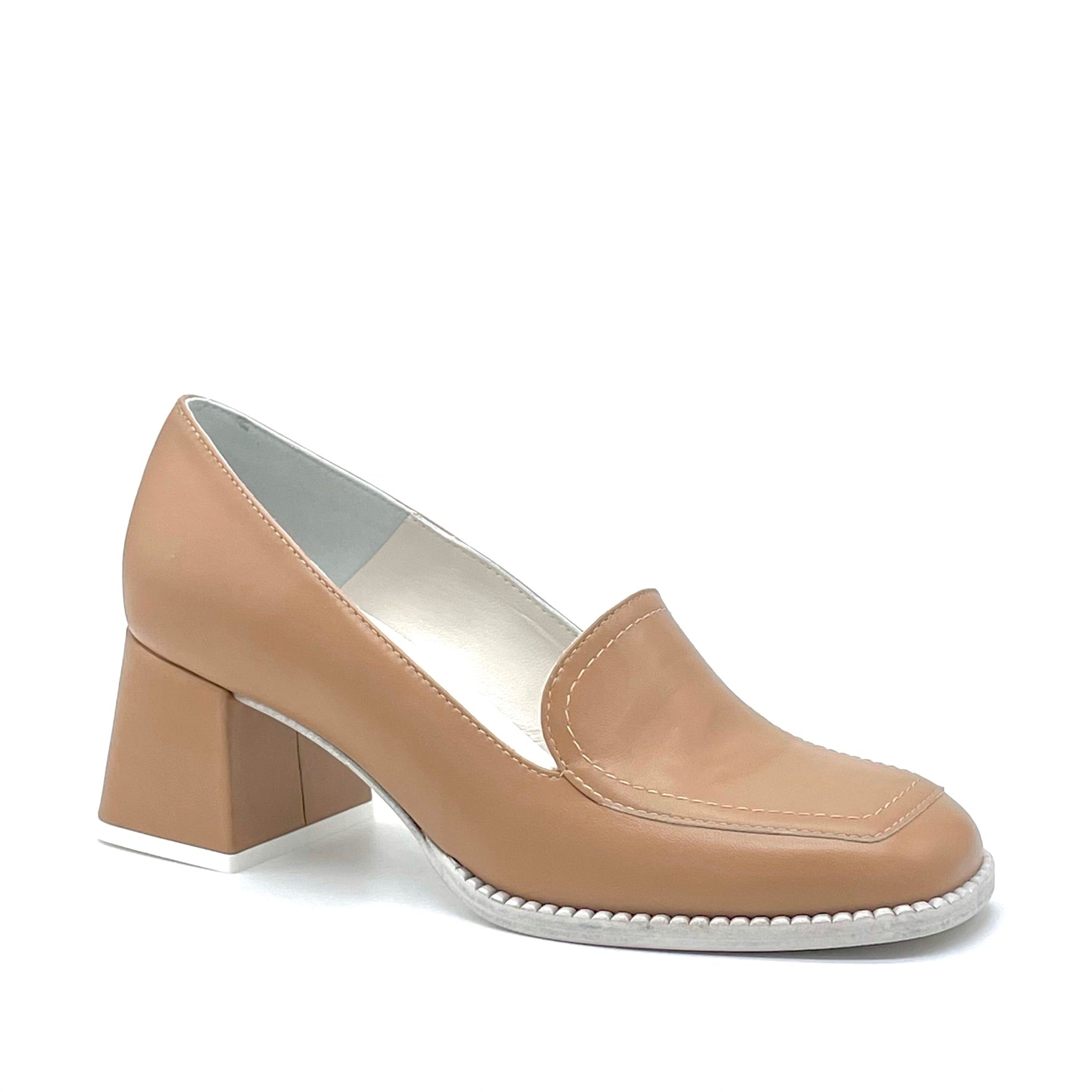 Tan leather moccasin - Cod. 12166_1