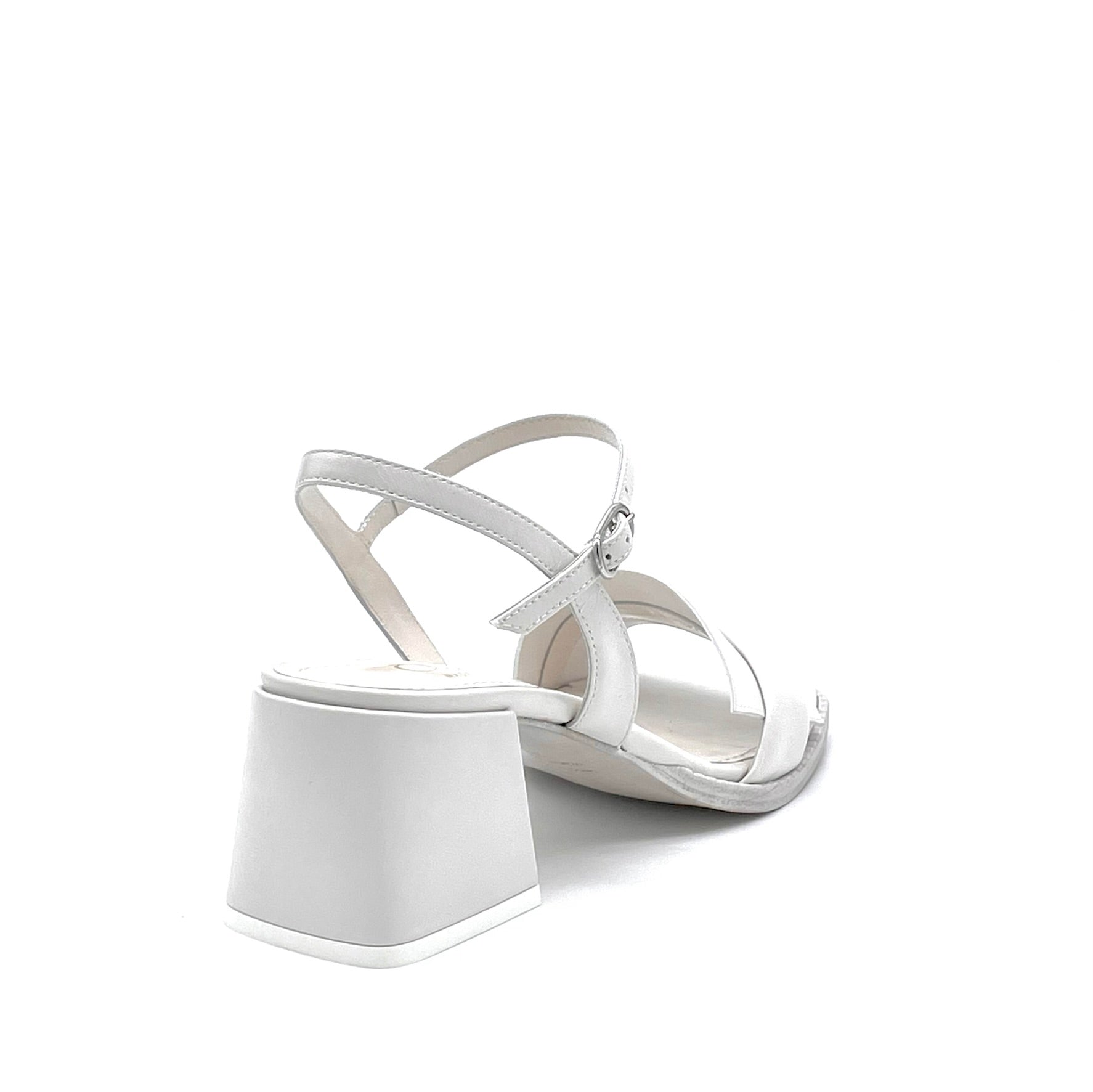 White leather sandal - Cod. 12118_1