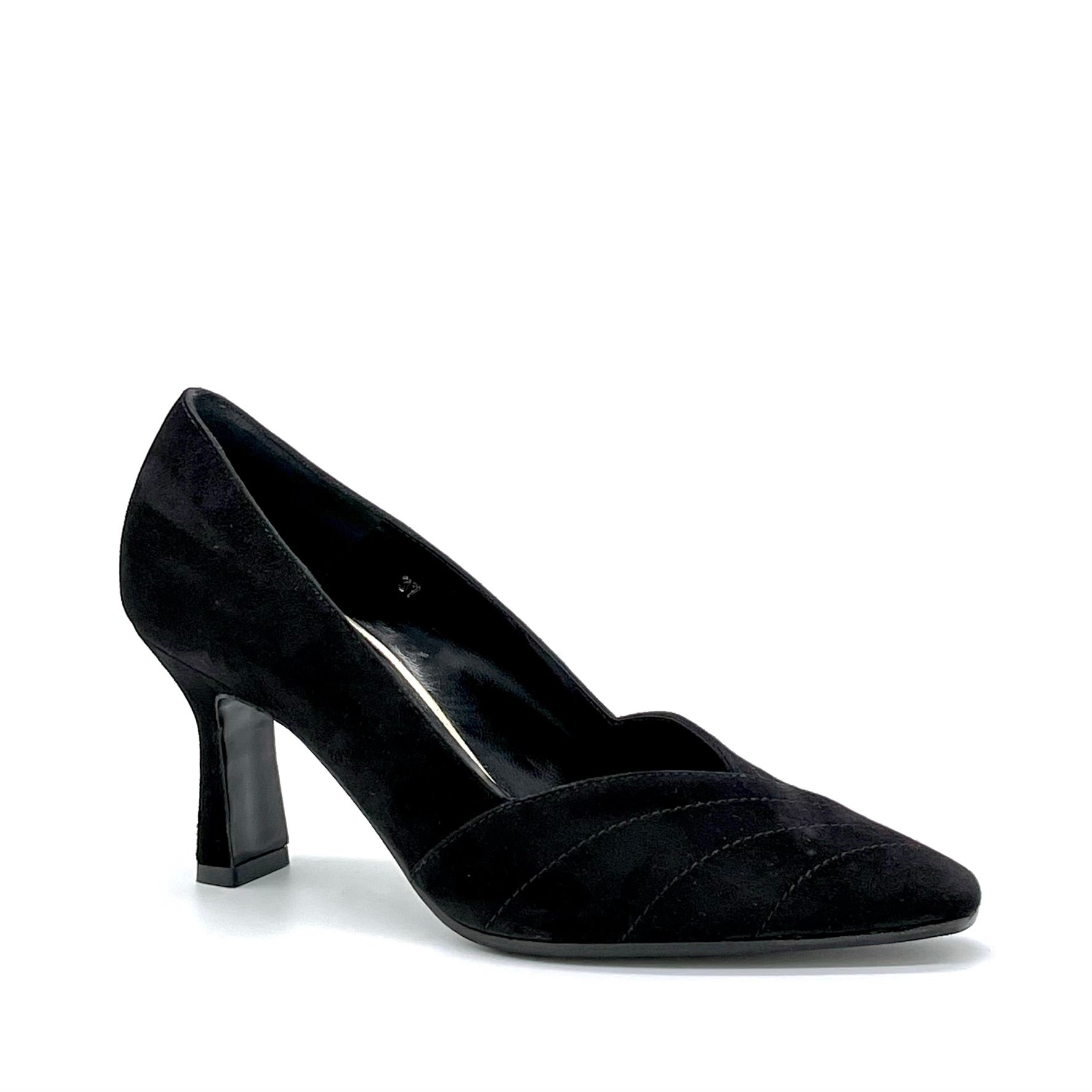 Décolleté in camoscio nero - Cod. 52506