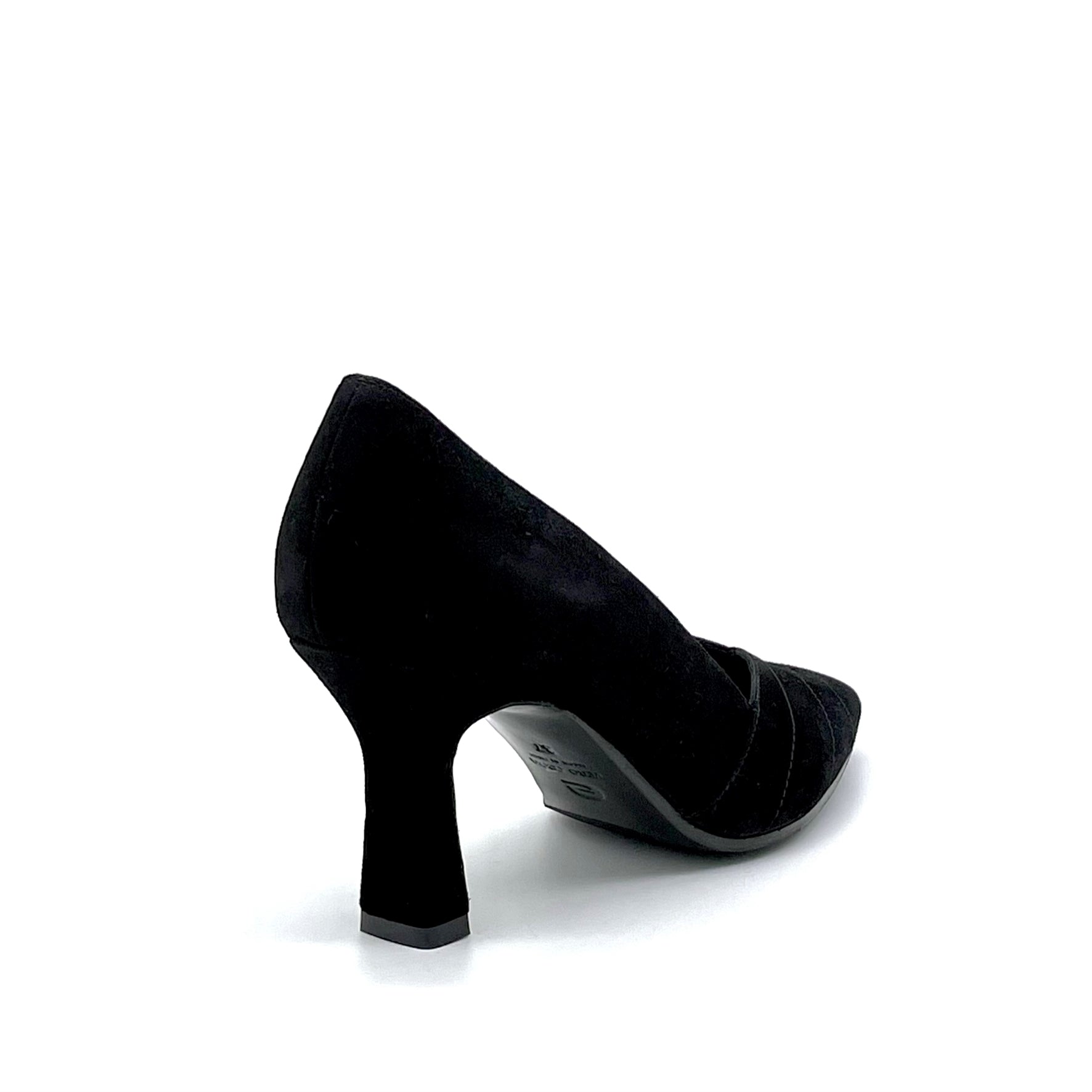 Black suede pump - Cod. 52506
