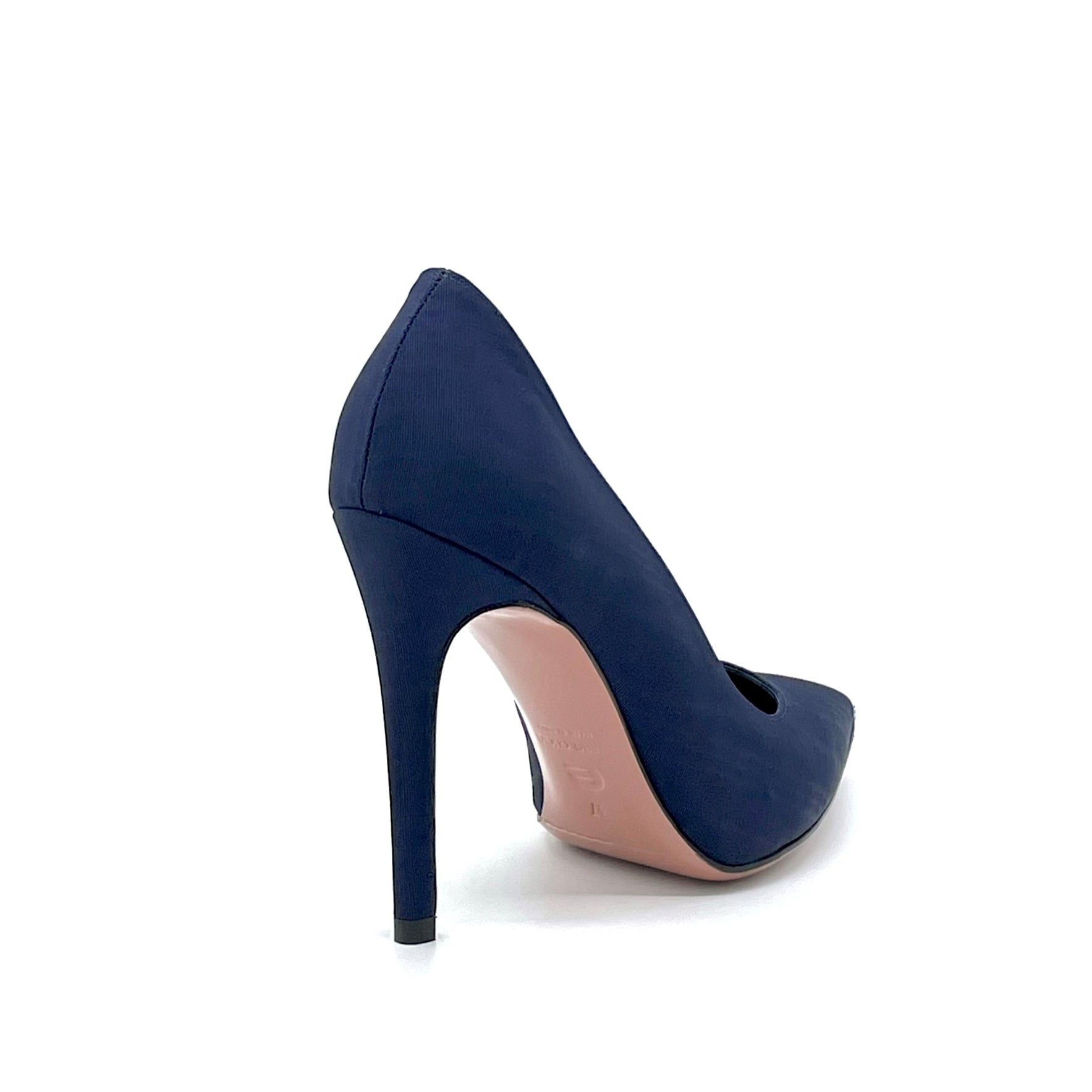 Décolleté in tessuto effetto ondulato blu - Cod. 52555_1