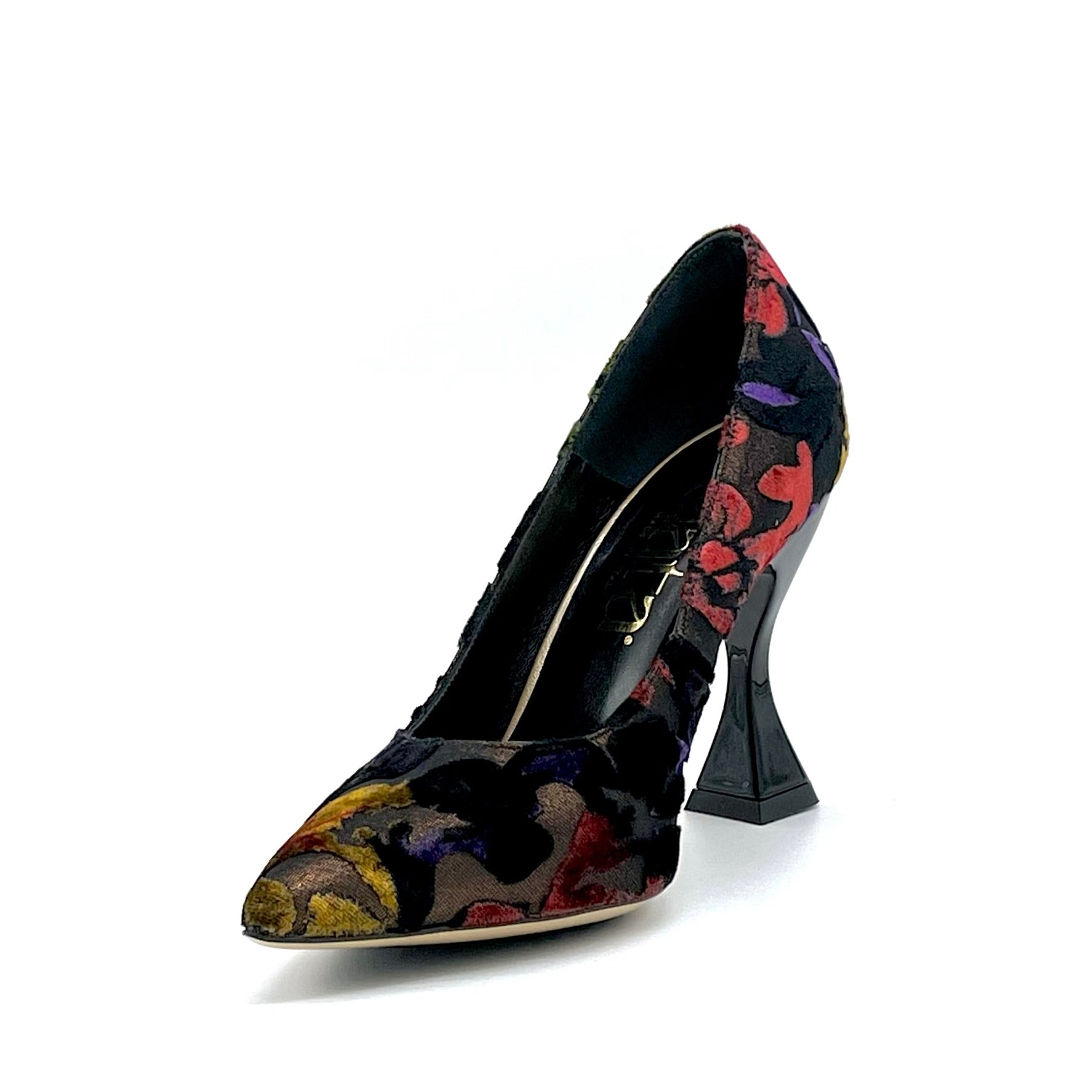 Worked velvet pump – Cod. 53514