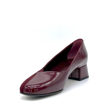 Décolleté in camoscio e vernice bordeaux – Cod. 53529