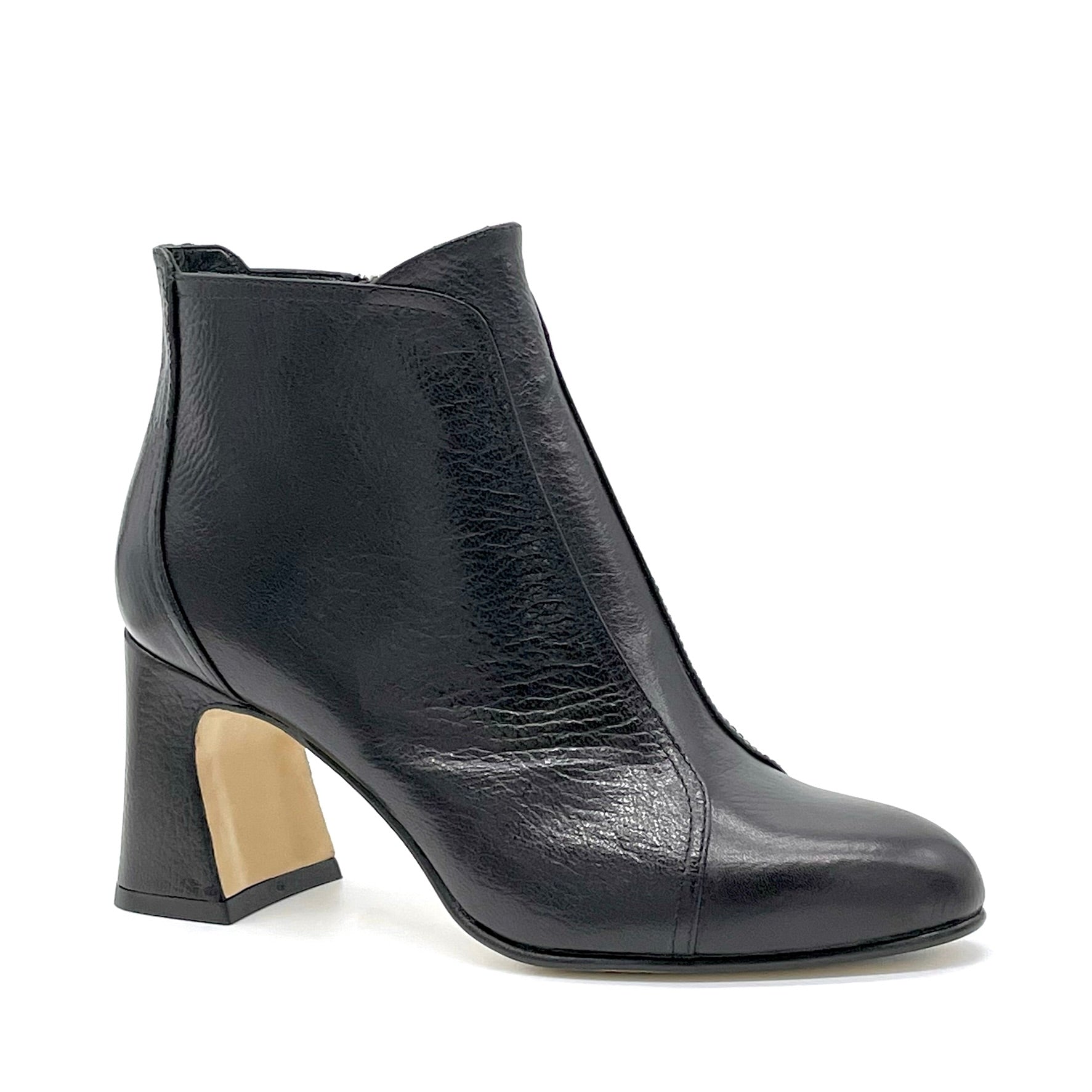 Black leather boot – Cod. 53542