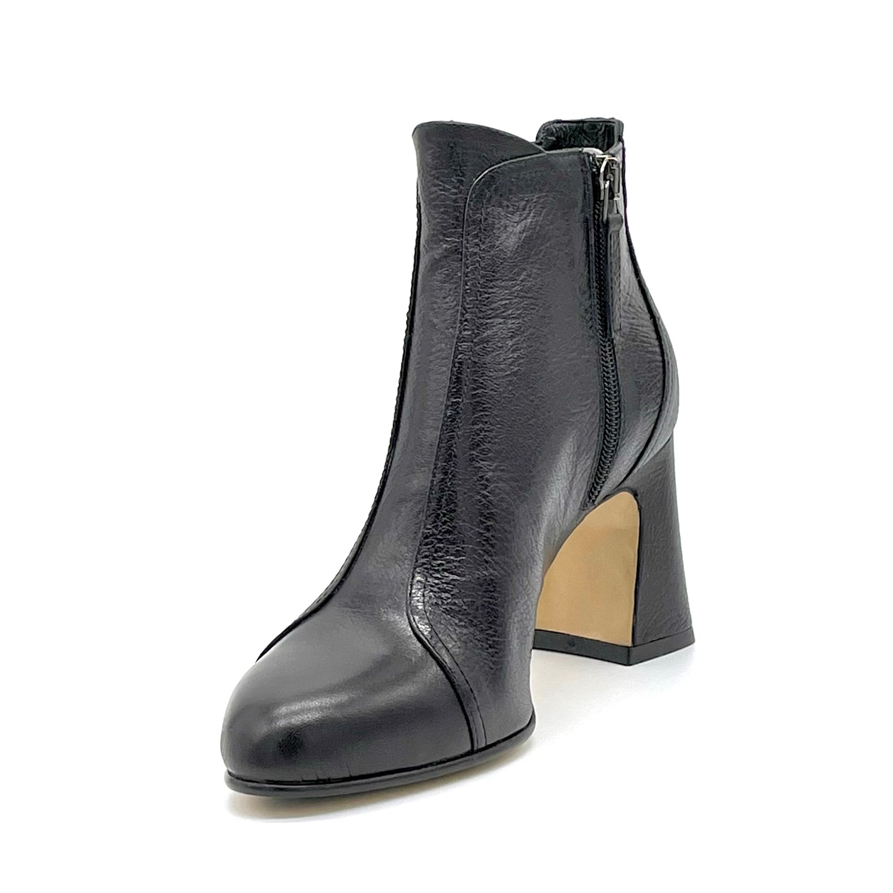 Stivaletto in pelle nera – Cod. 53542