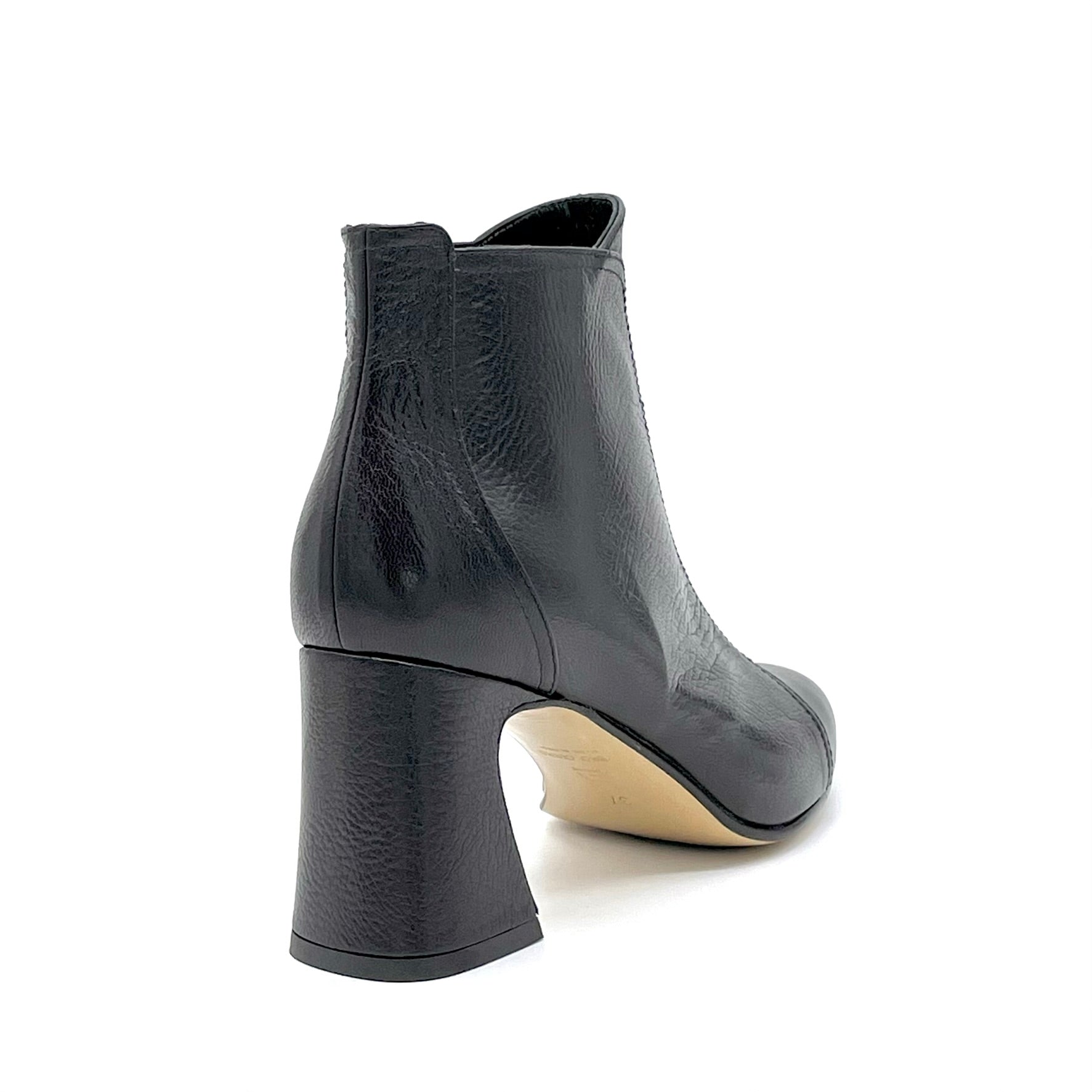 Stivaletto in pelle nera – Cod. 53542