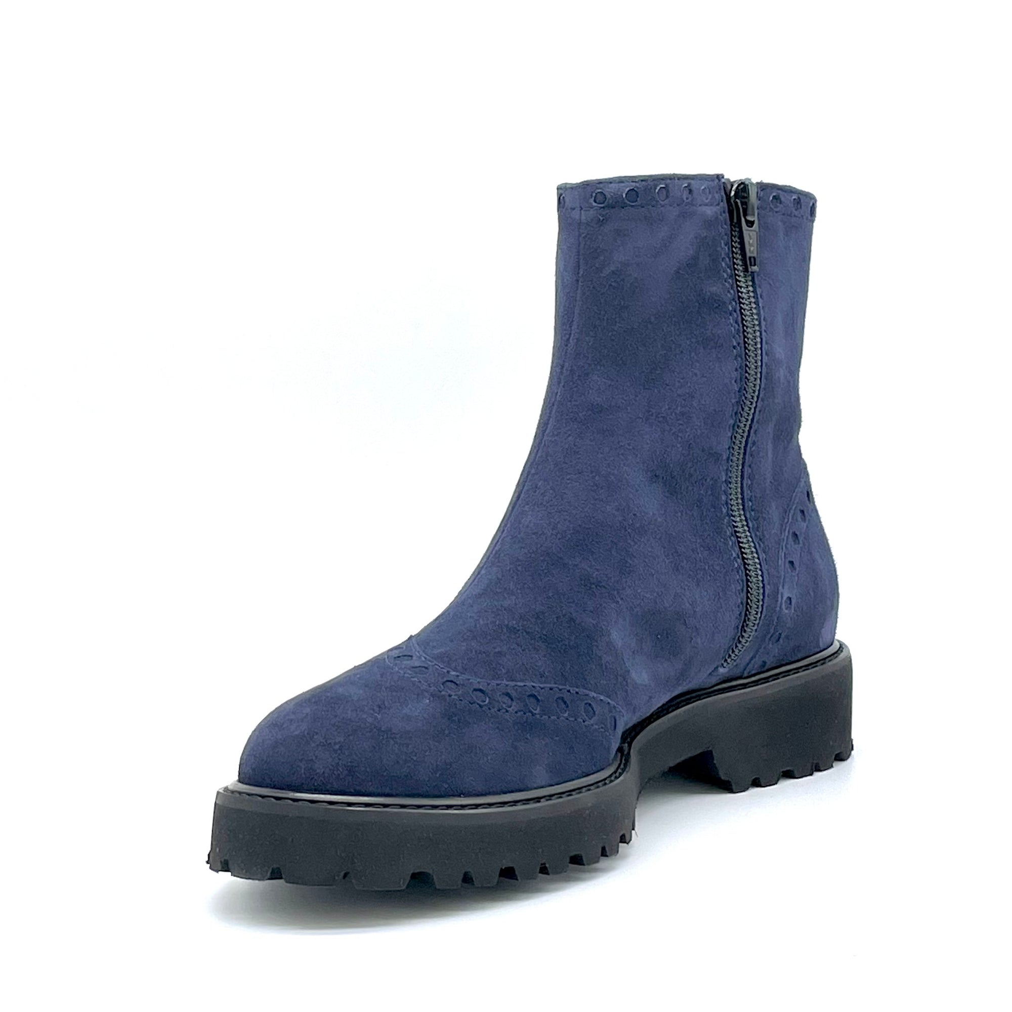 Stivaletto in camoscio blu – Cod. 52549_2