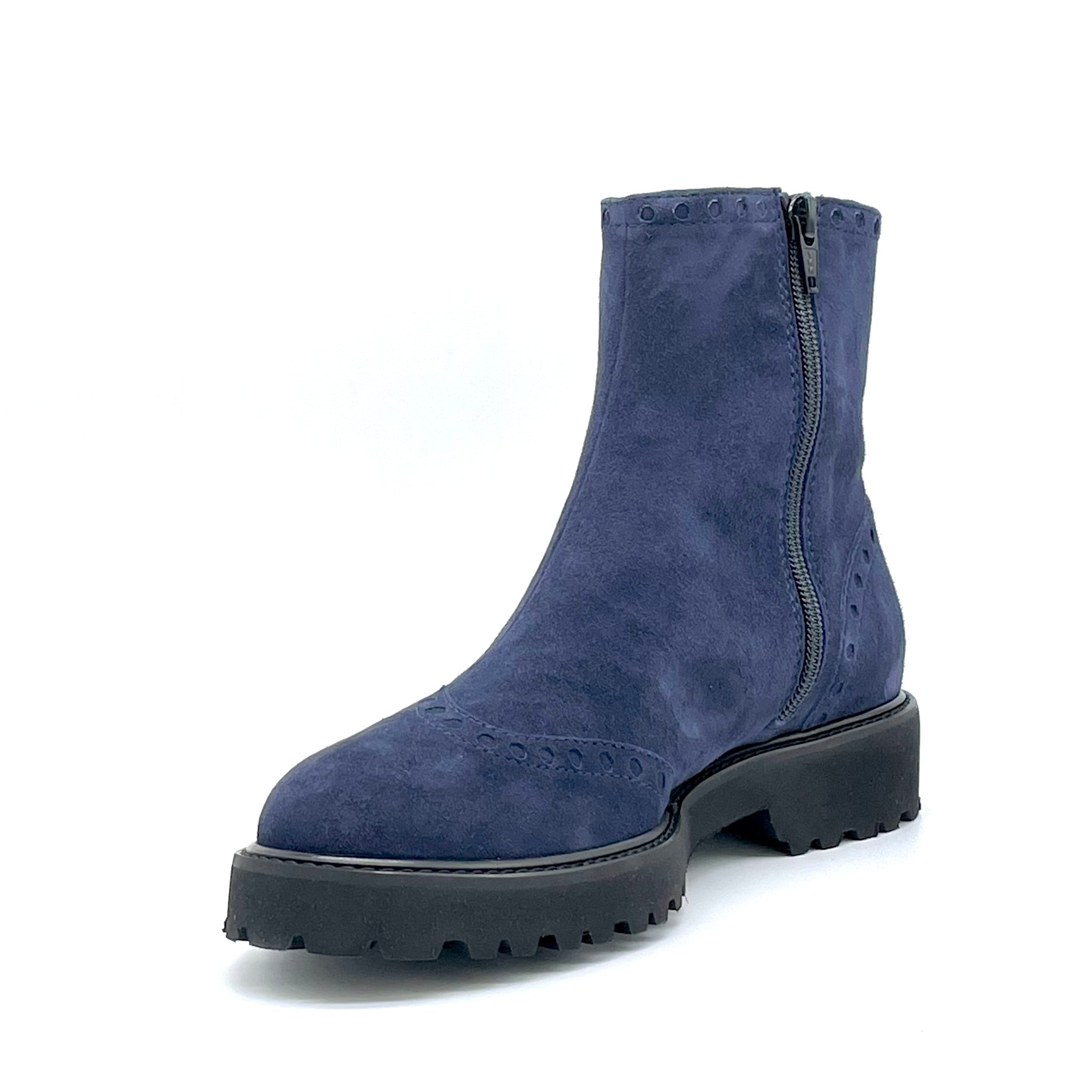 Stivaletto in camoscio blu – Cod. 52549_2