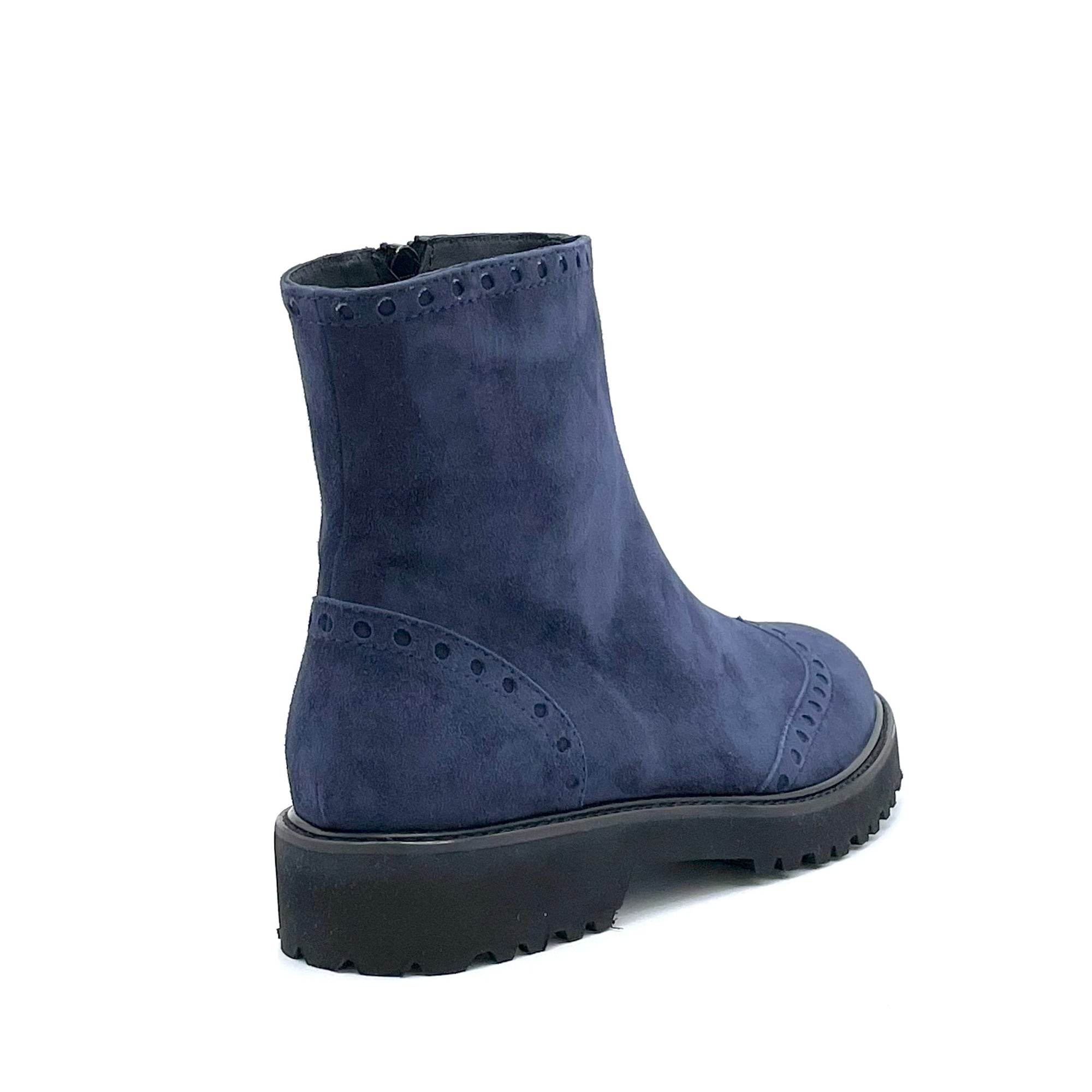 Stivaletto in camoscio blu – Cod. 52549_2
