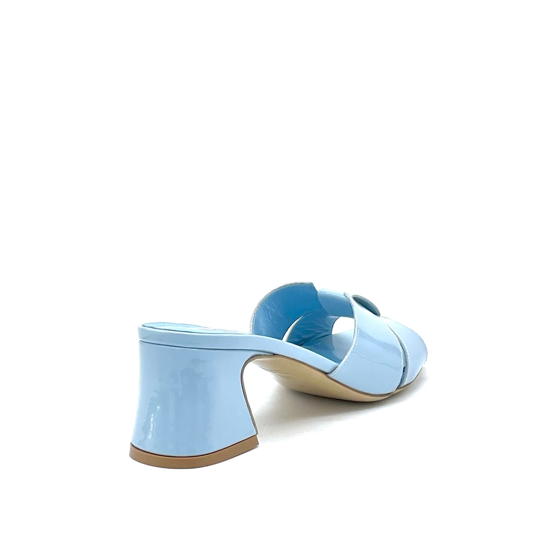 Light blue patent mule – Cod. 14179