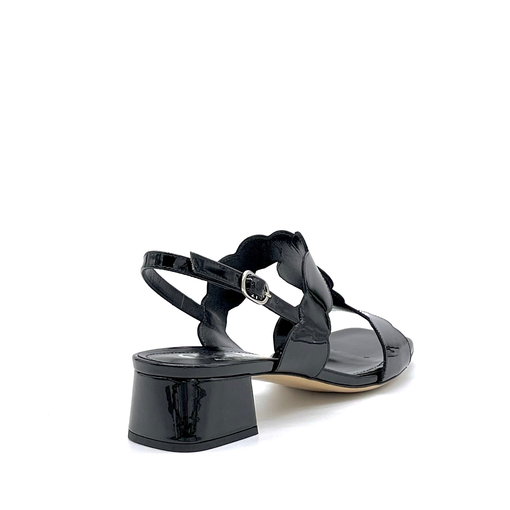 Black patent sandal cod 14183