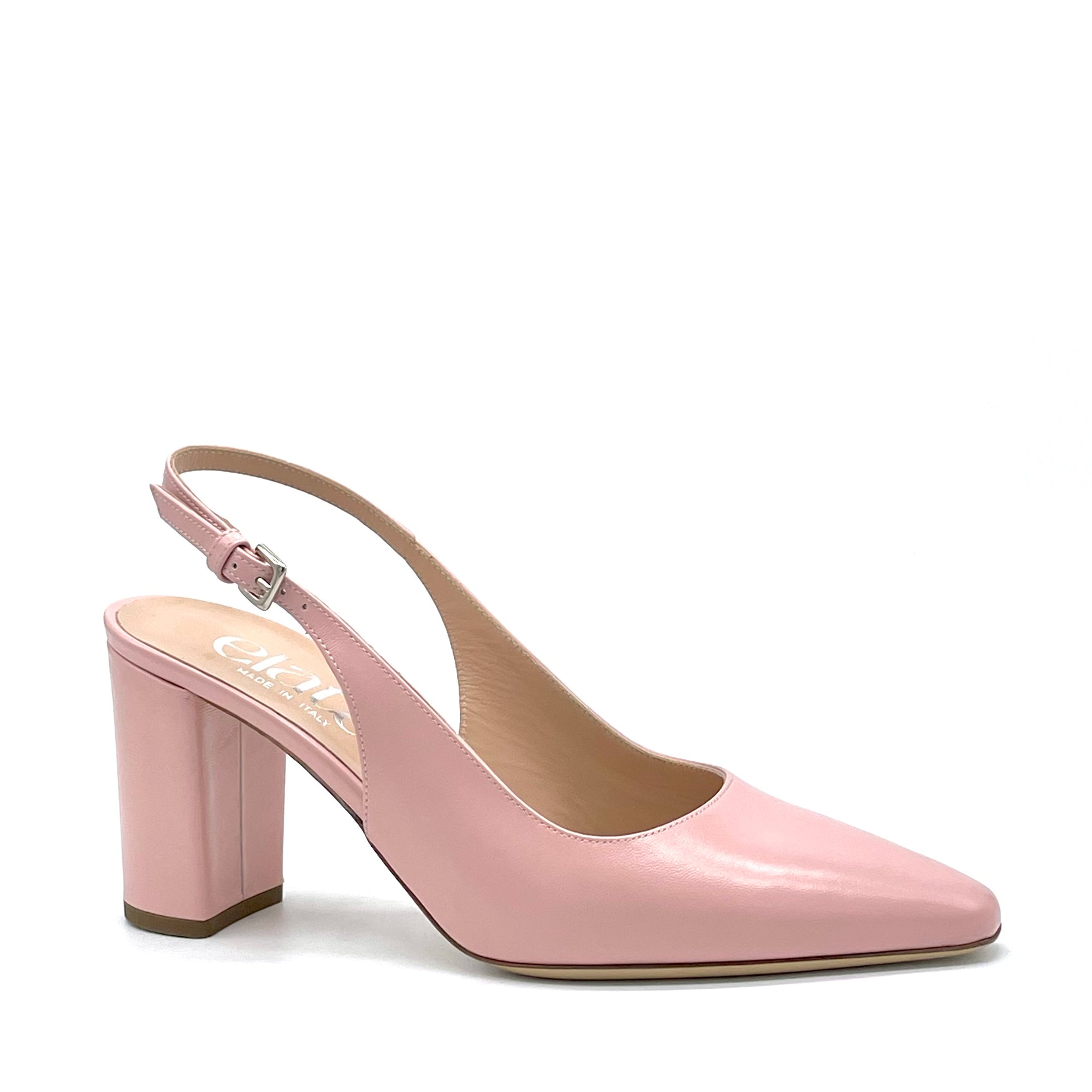 Slingback in pelle rosa – Cod. 12150