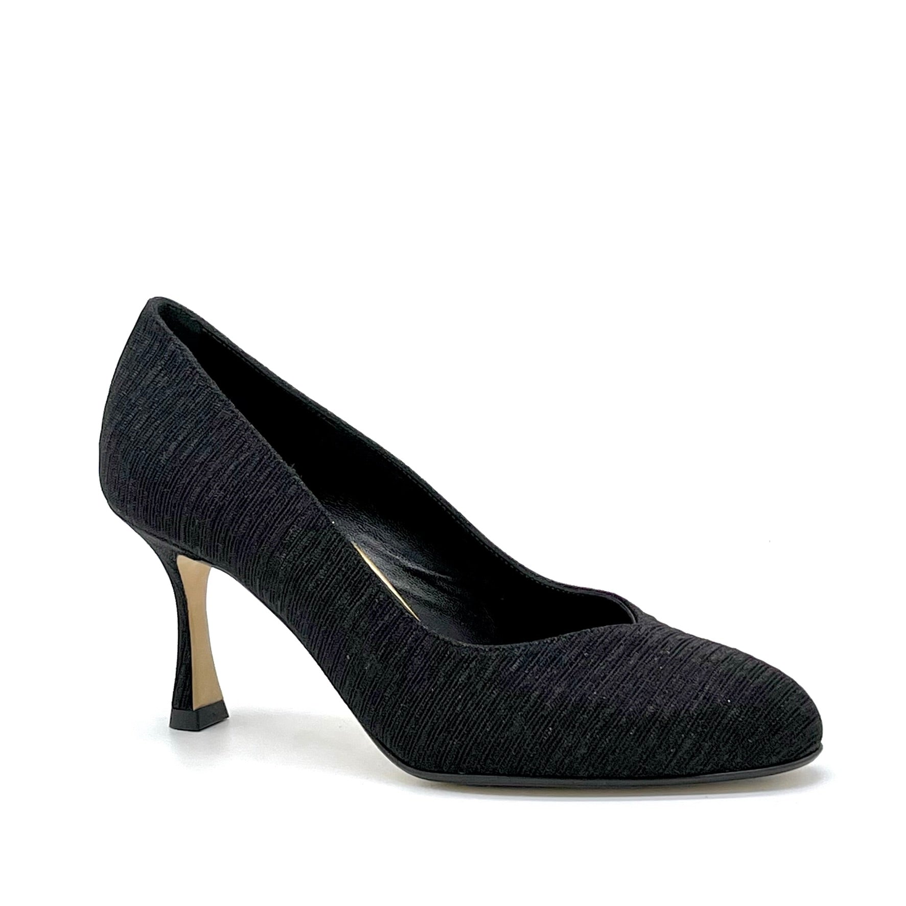 Black fabric pump - Cod. 54512