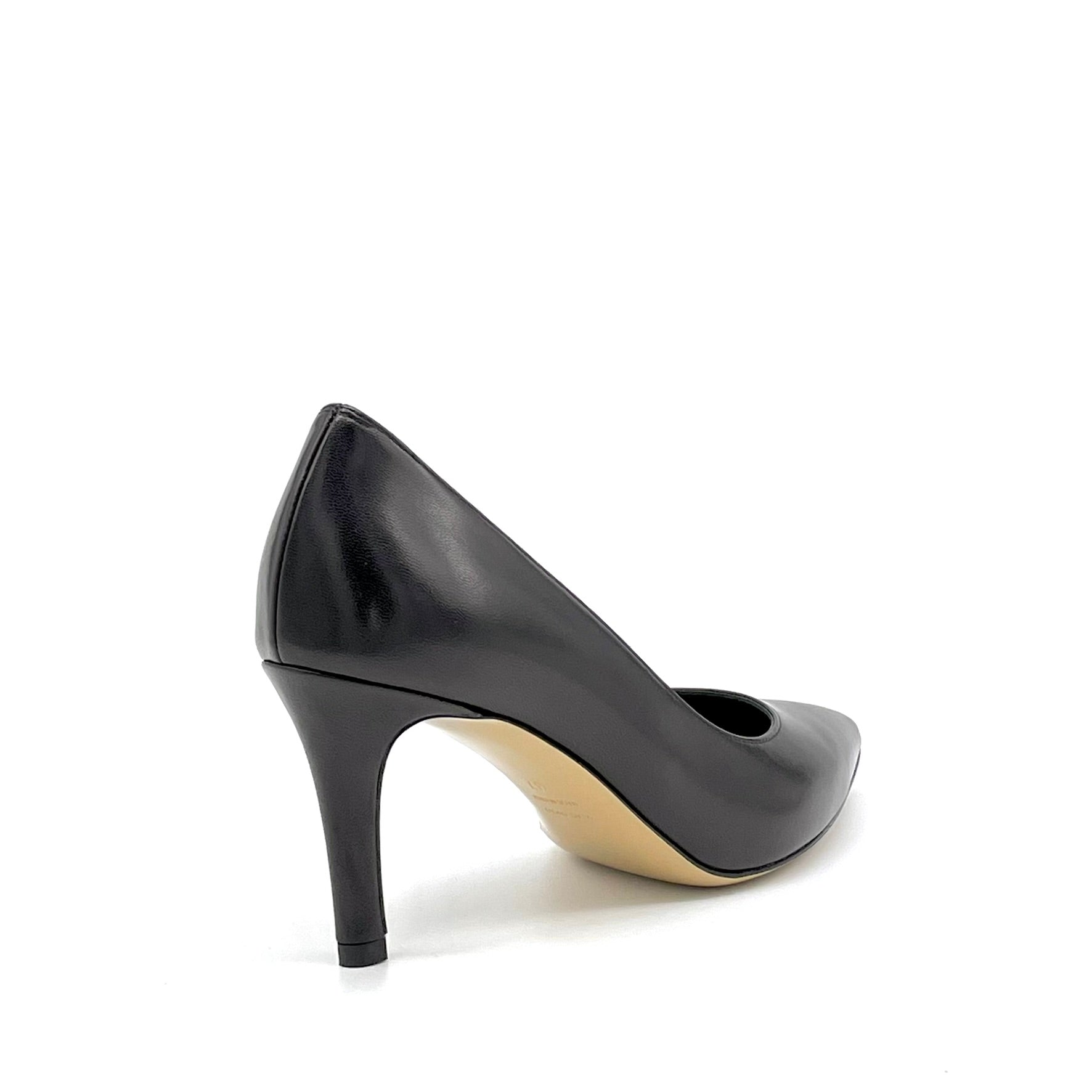 Décolleté in pelle nera - Cod. 55501