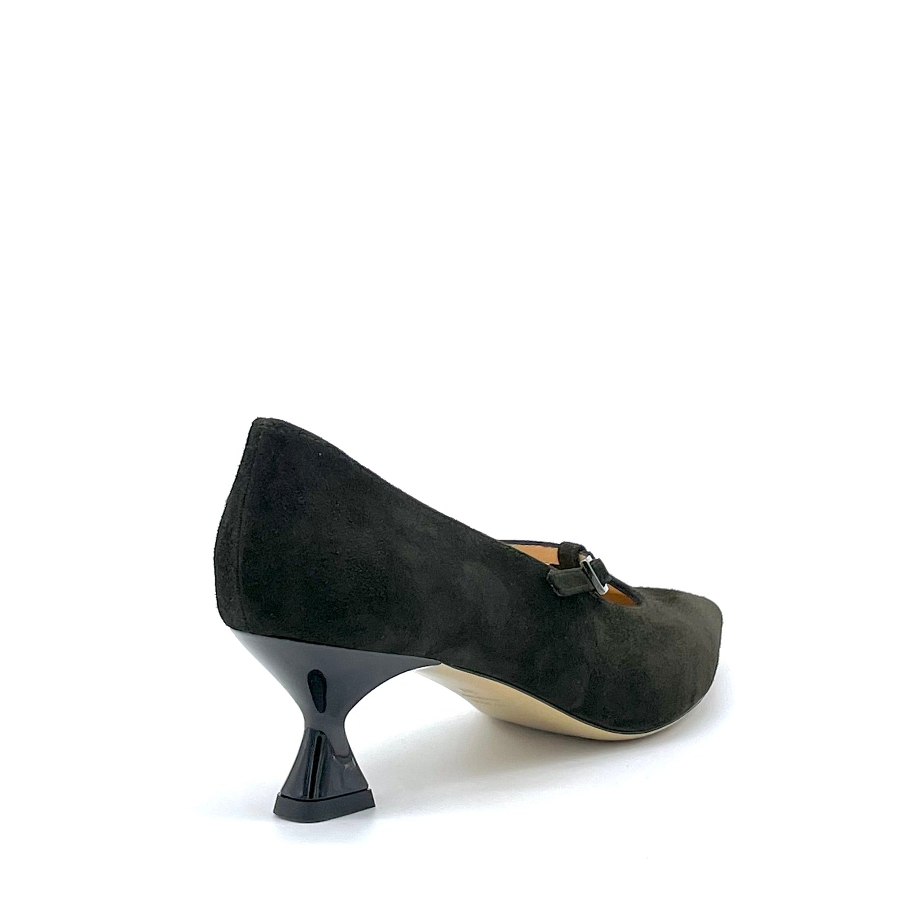 Dark green suede T-bar – Cod. 55510