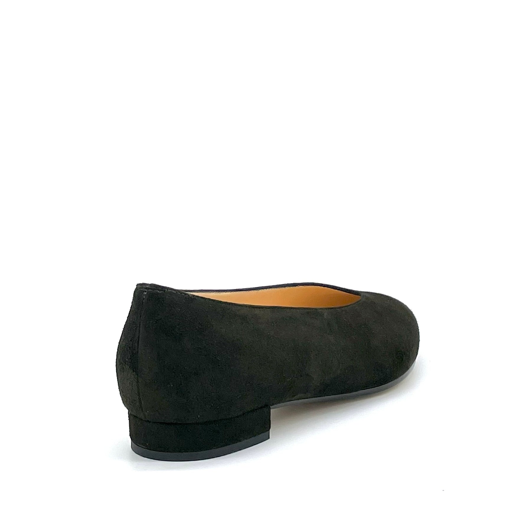 Ballerina in camoscio verde scuro – Cod. 55511