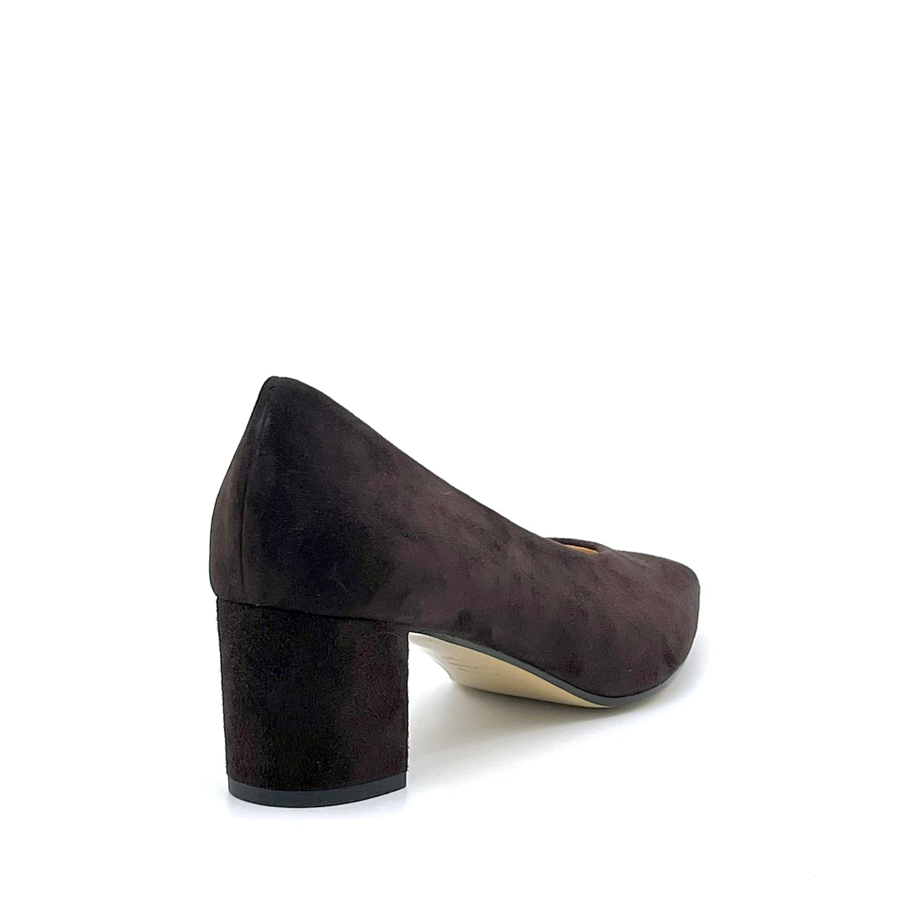 Dark brown suede pump – Cod. 55514