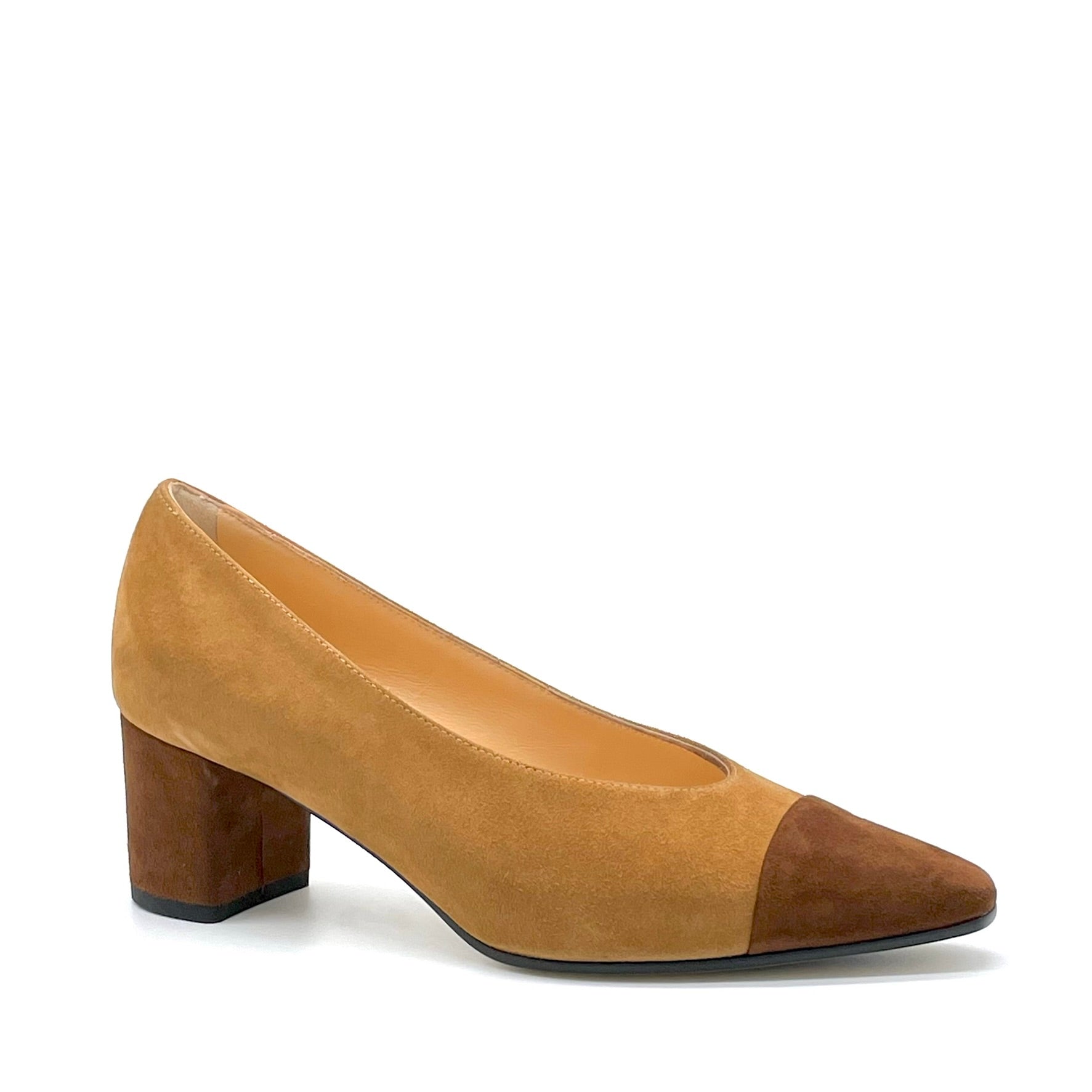 Ambra and brown suede pump – Cod. 55515