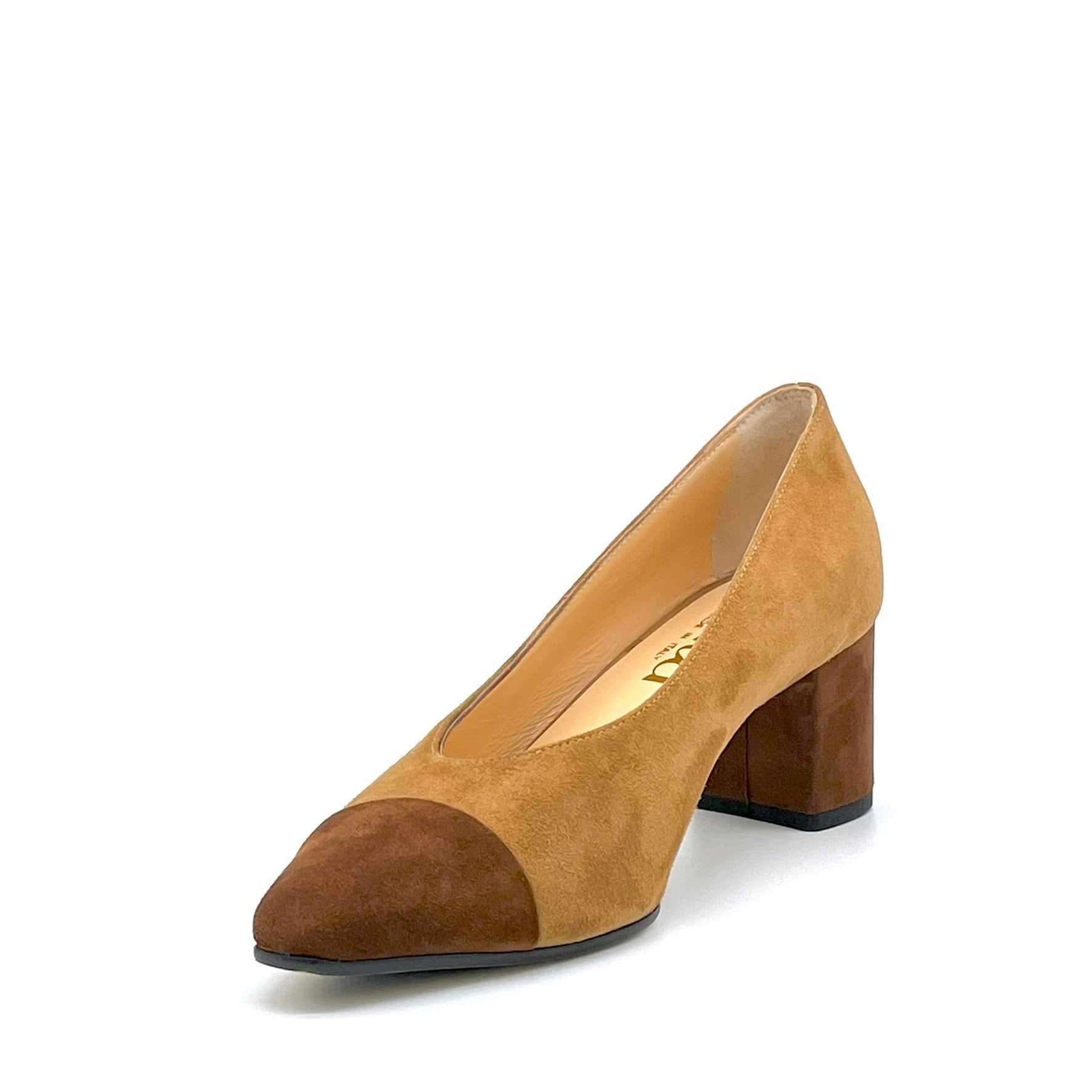 Ambra and brown suede pump – Cod. 55515