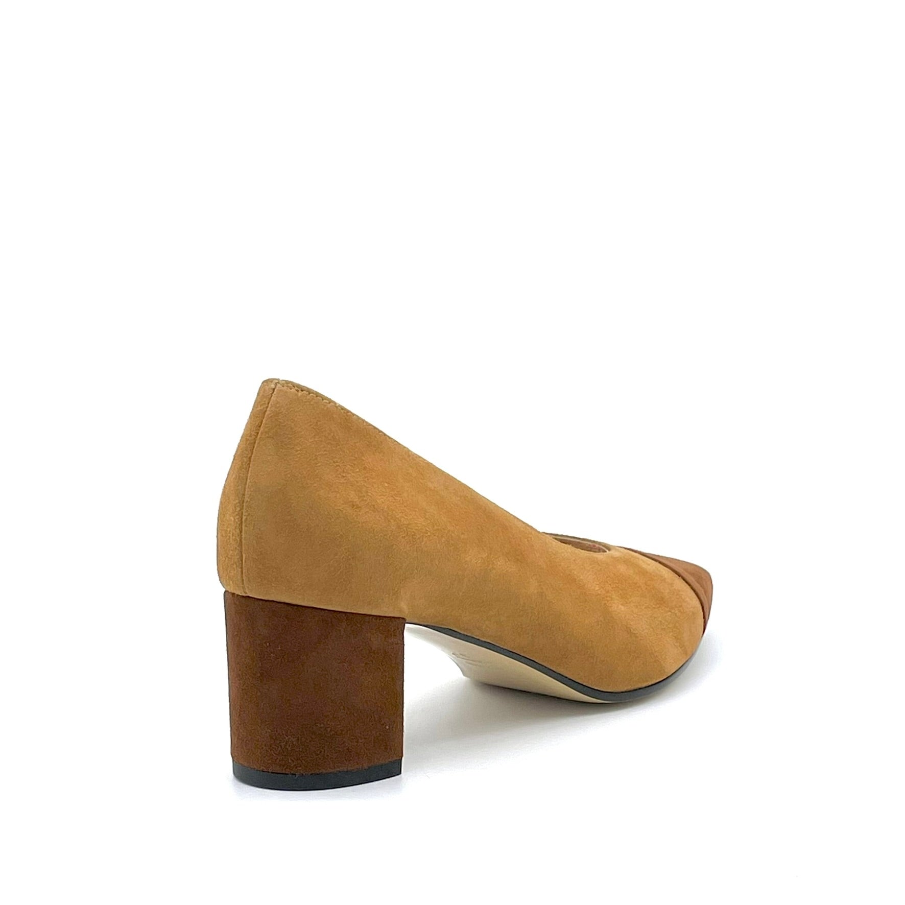 Ambra and brown suede pump – Cod. 55515