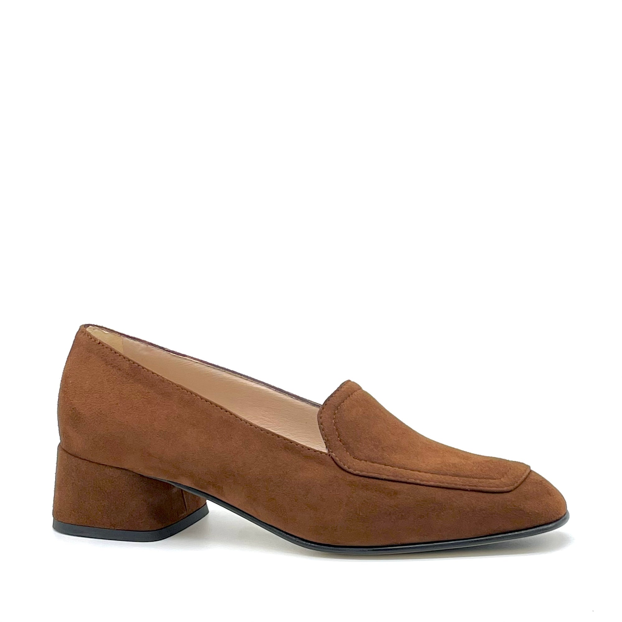 Mocassino in camoscio marrone – Cod. 55531