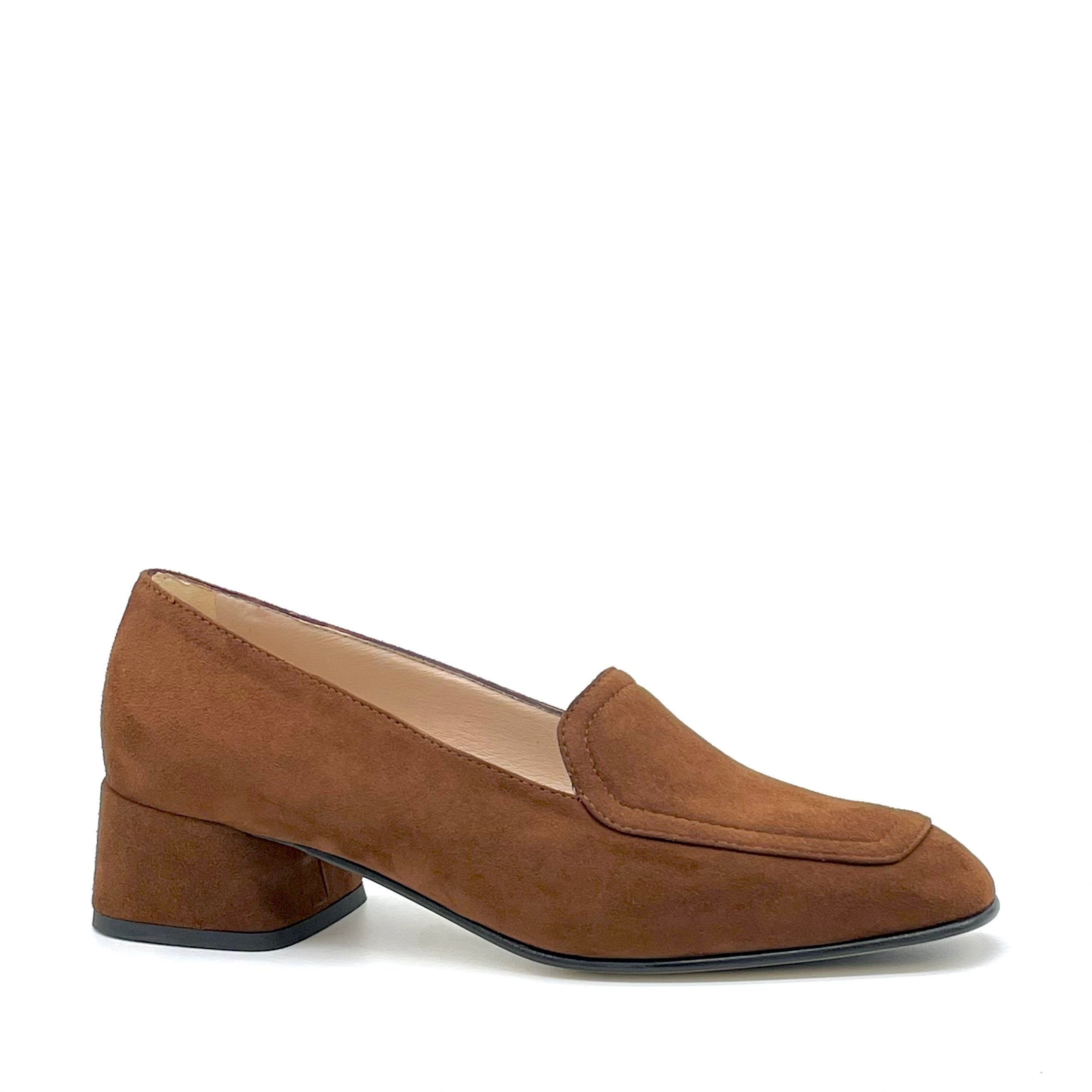 Mocassino in camoscio marrone – Cod. 55531