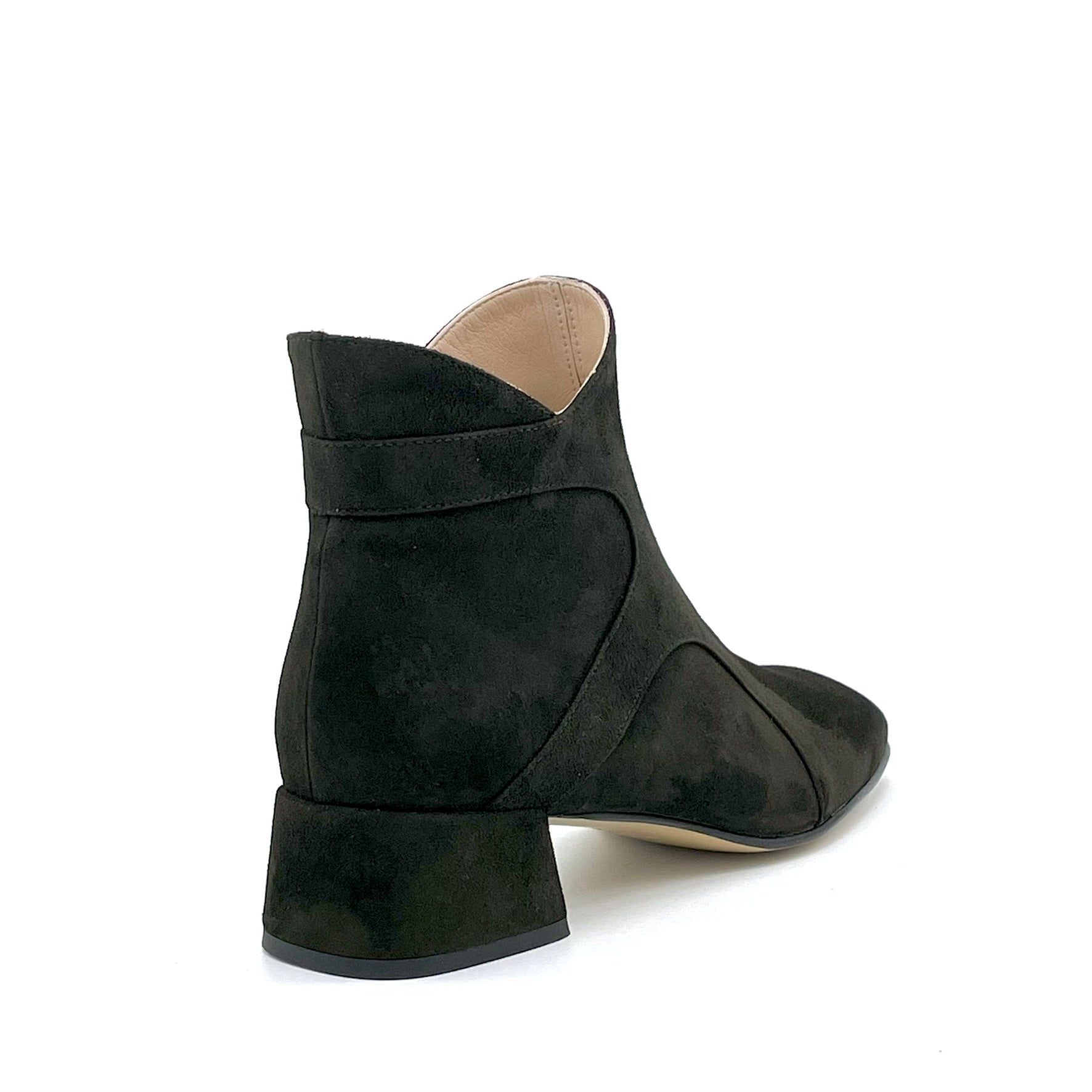 Stivaletto in camoscio verde scuro – Cod. 55545