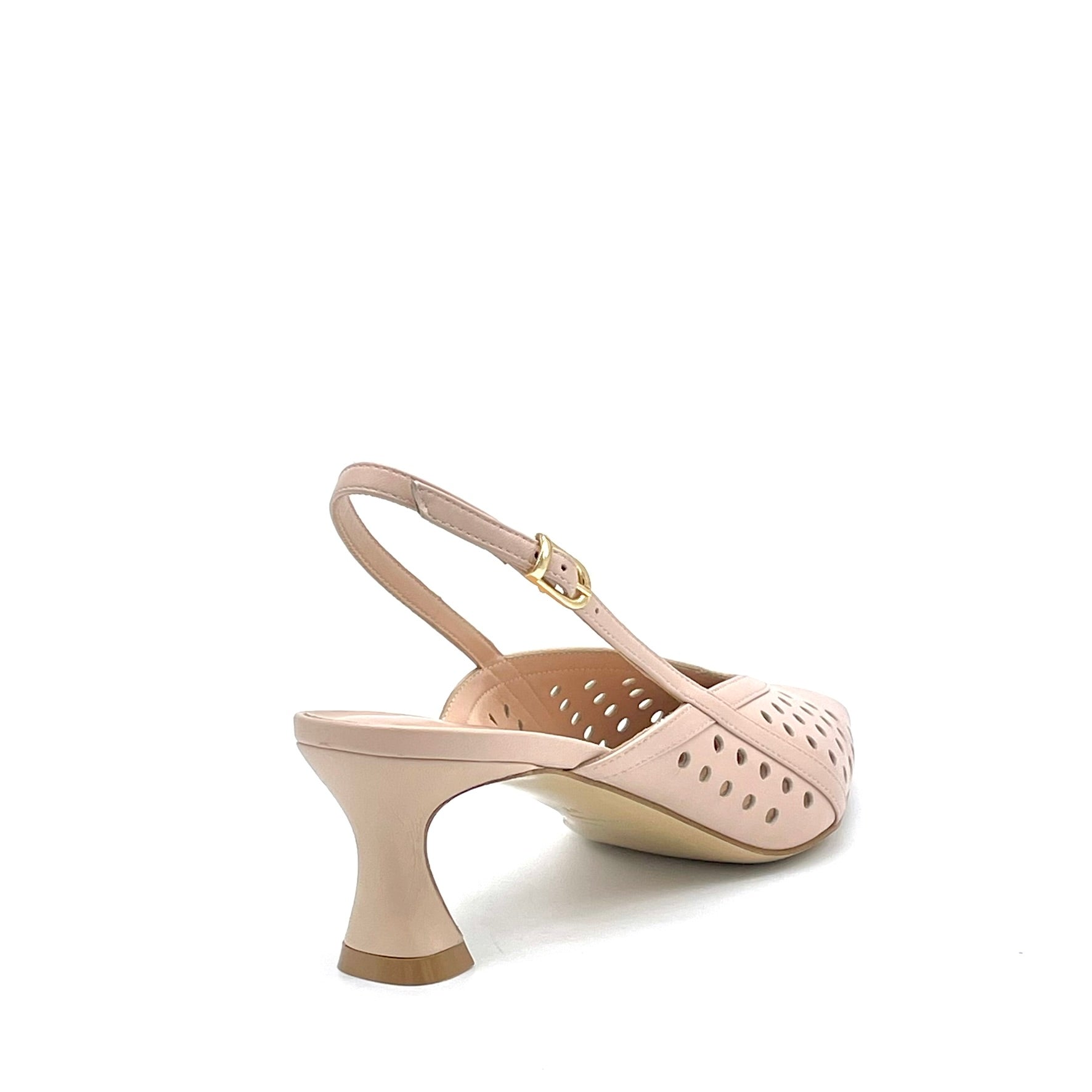 Slingback in pelle nude – Cod. 16159
