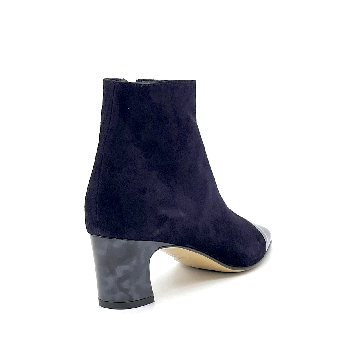 Blue suede boots and horn effect patent – Cod. 56539