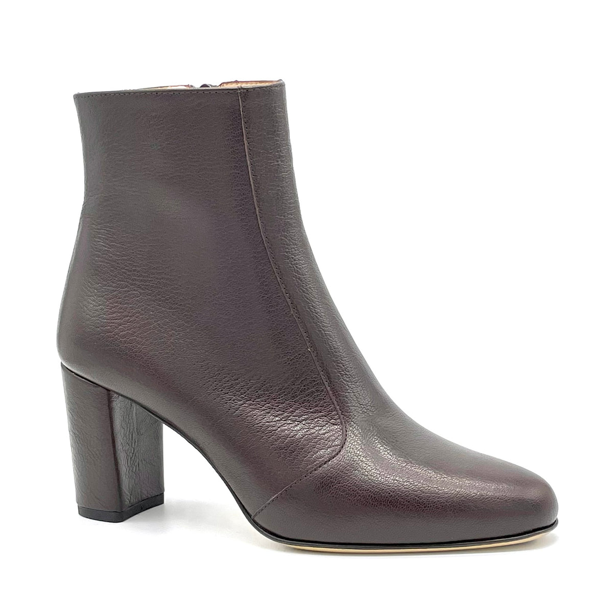 Stivaletto in pelle marrone – Cod.56535