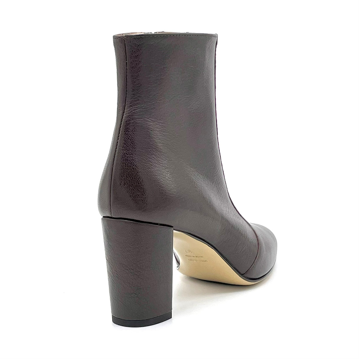 Brown leather ankleboots – Cod.56535