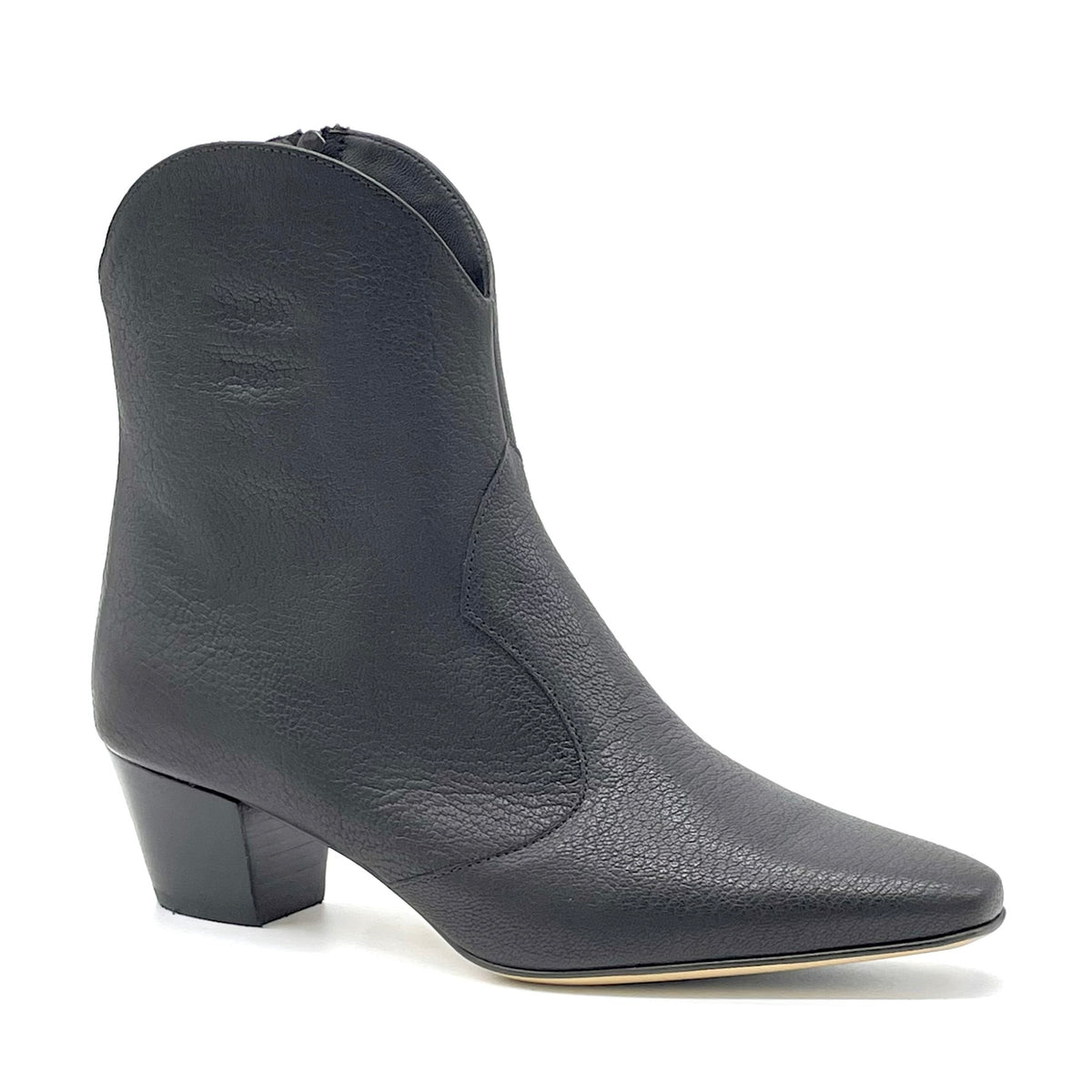 Texano in pelle nera – Cod. 56538