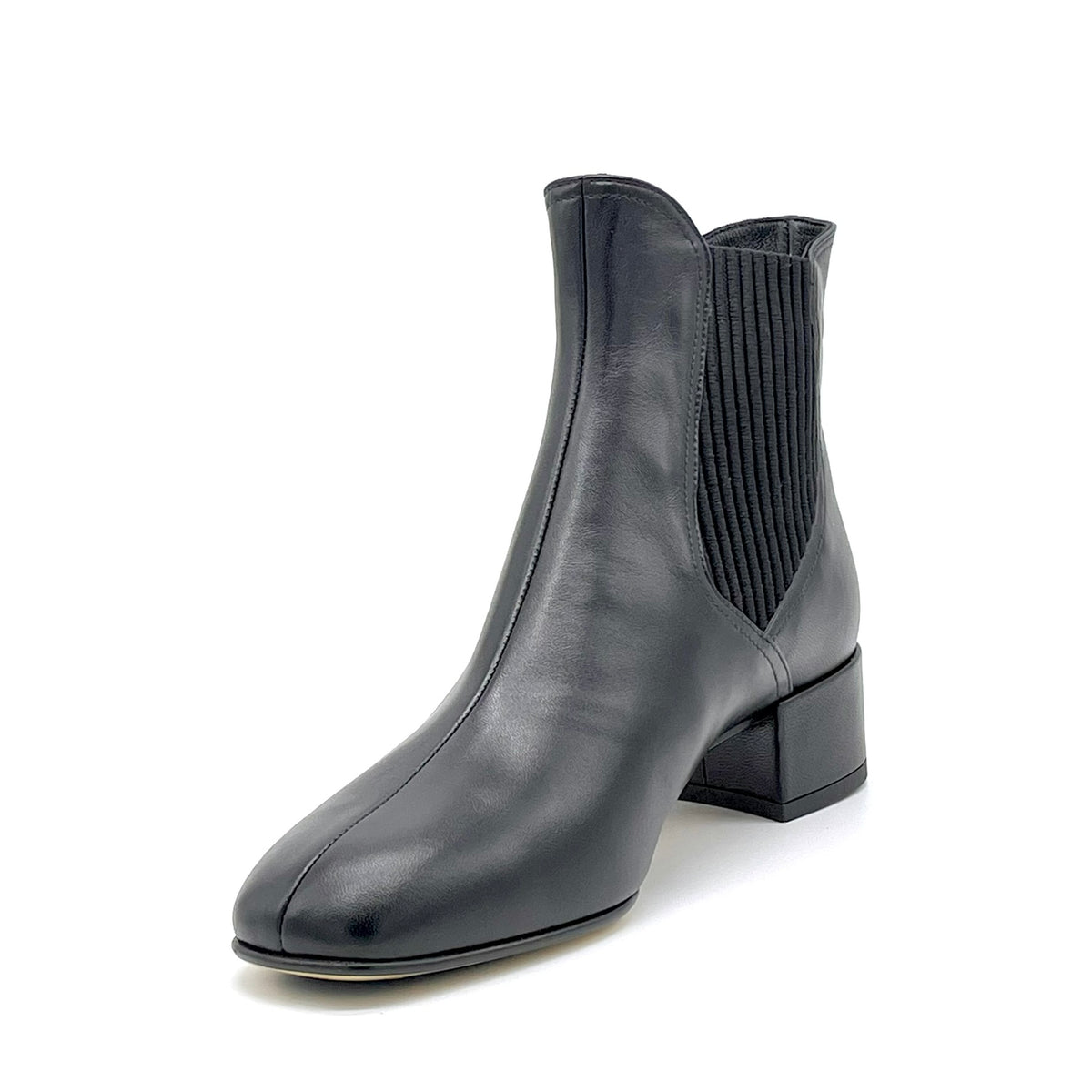 Stivaletto in pelle nera – Cod. 56545
