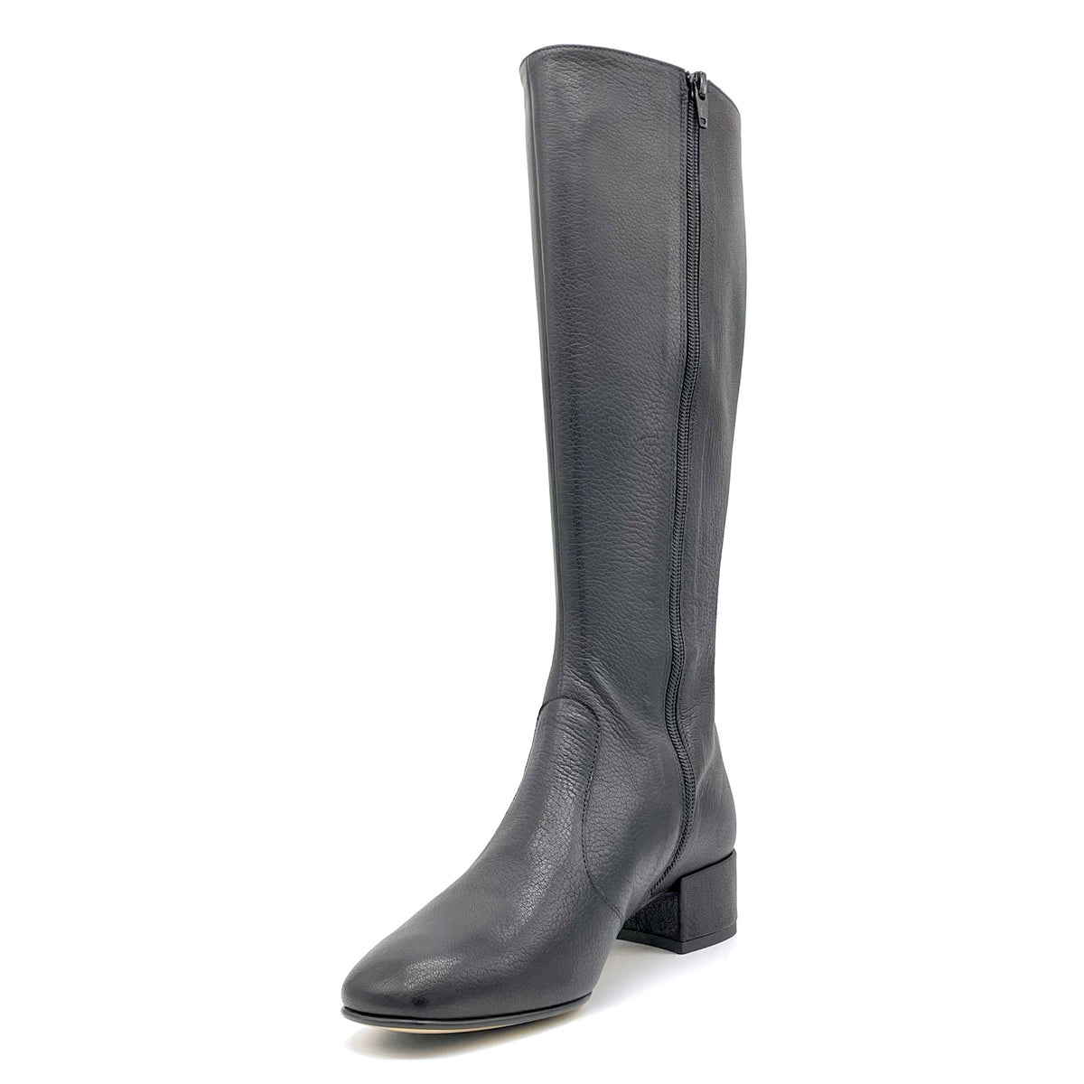 Black leather boot – Cod. 56548